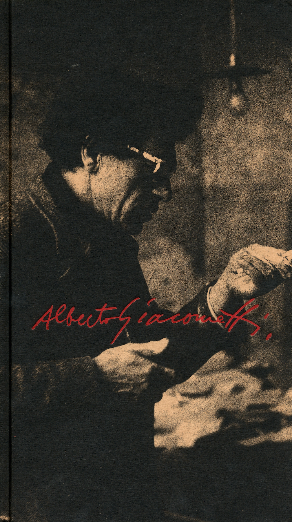 Front cover of the 1997 Alberto Giacometti exhibition catalog published by Togo International.
