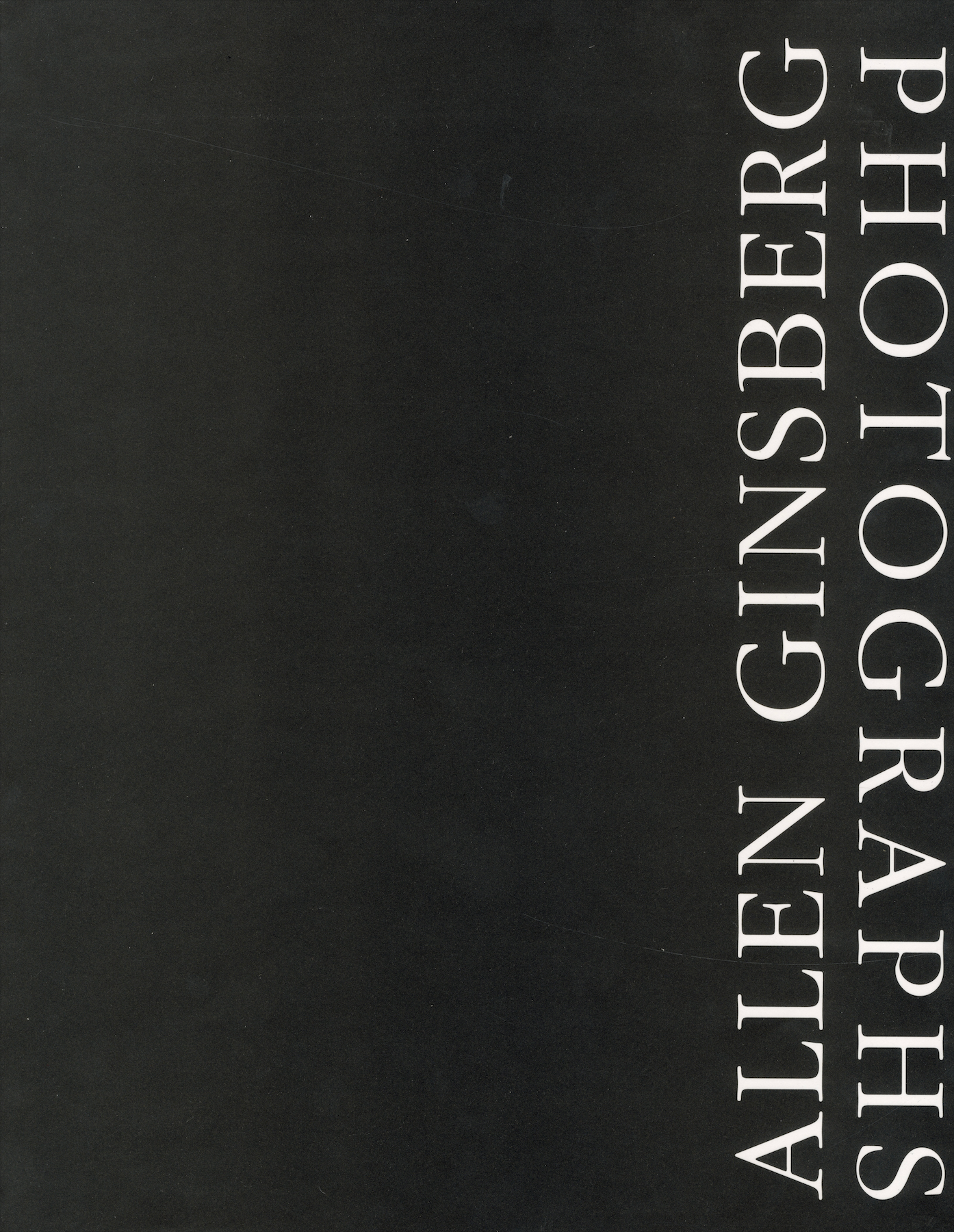 Allen Ginsberg Photographs Twin Palms 2019 front cover