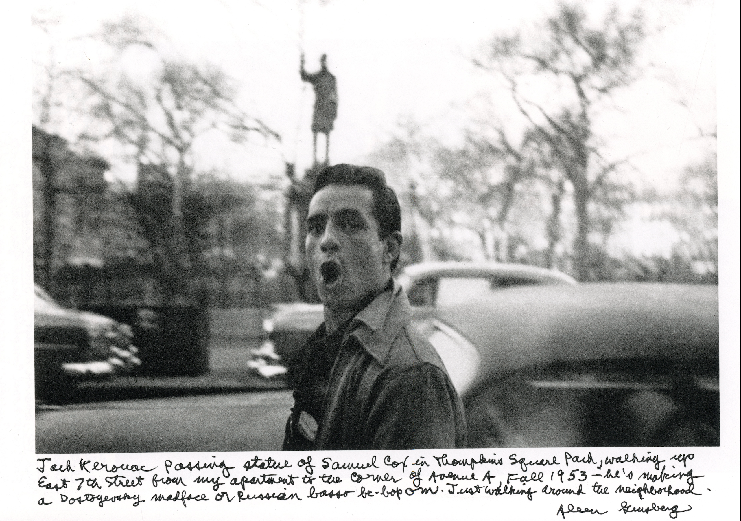 Jack Kerouac photographed by Allen Ginsberg.