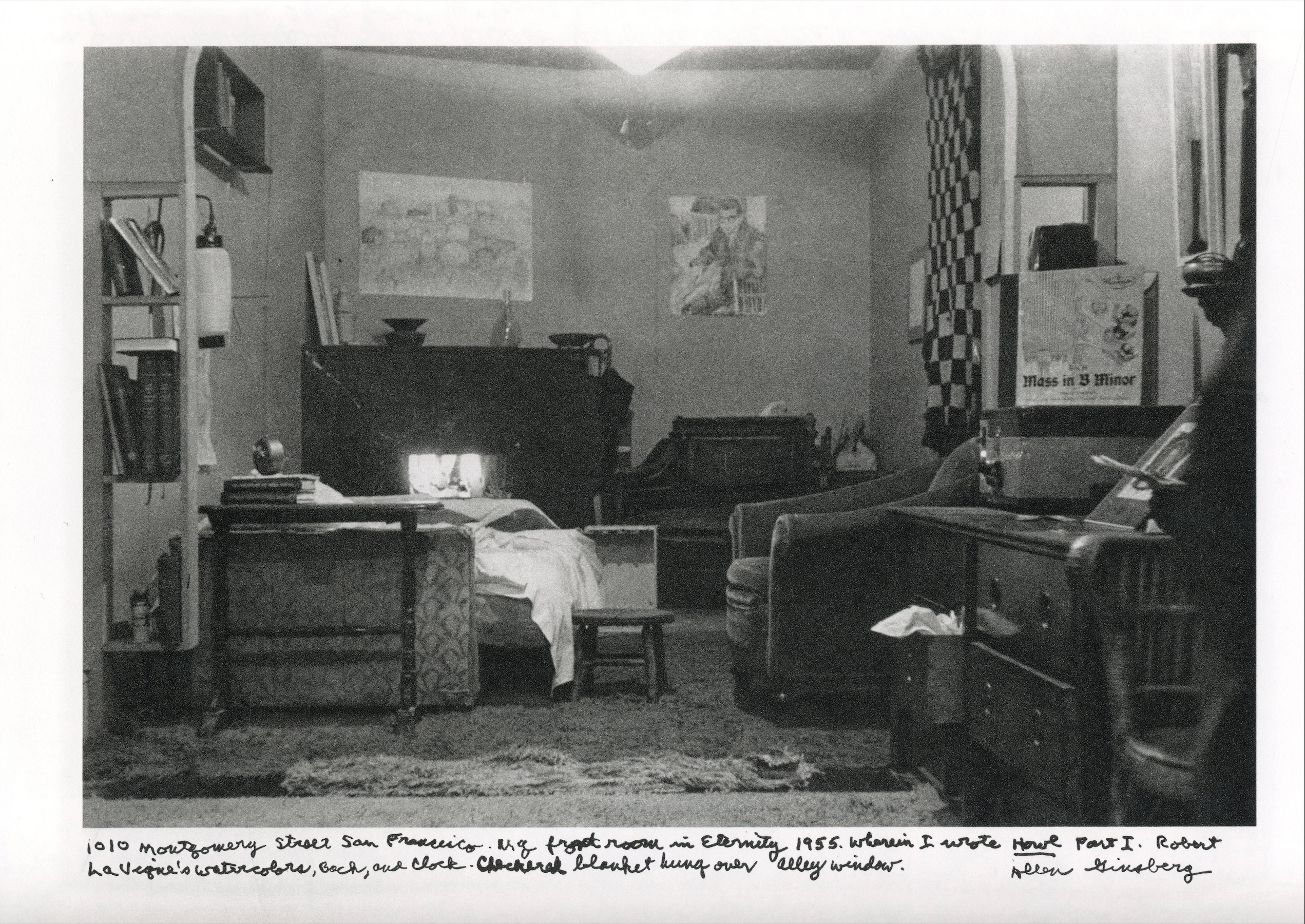 Beat generation photograph archive book interior.