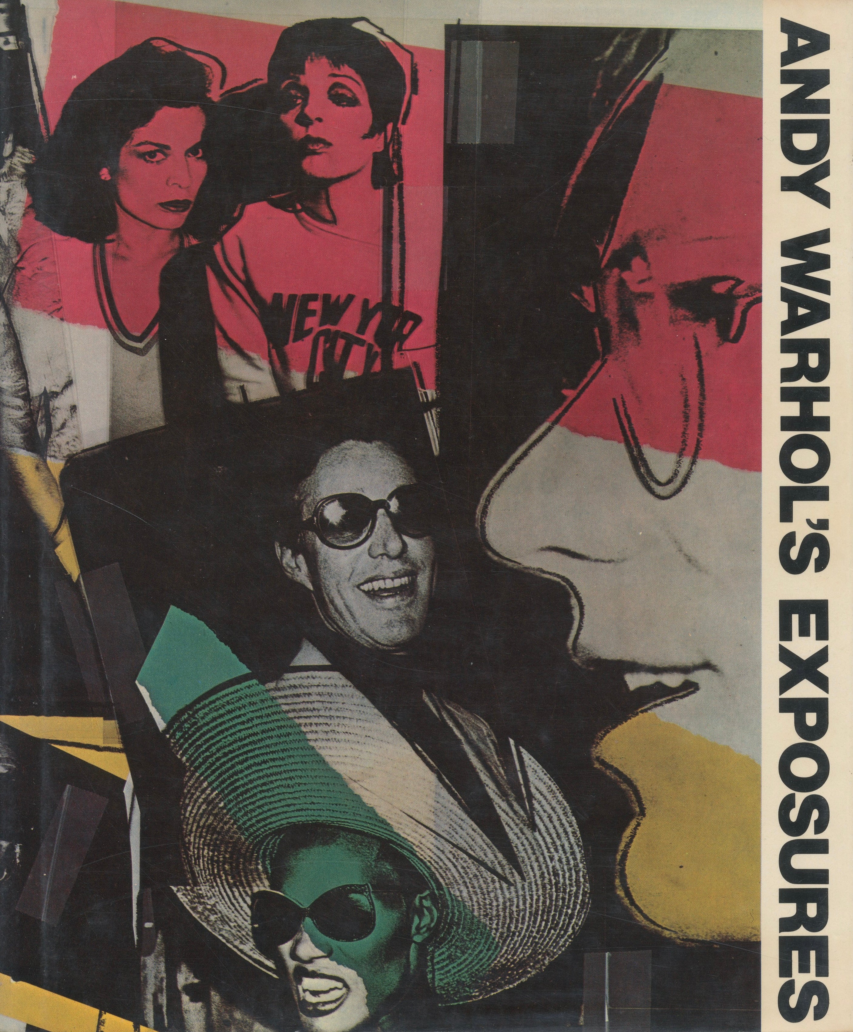 Front cover of Andy Warhol’s Exposures hardcover photobook published by Hutchinson in 1979.