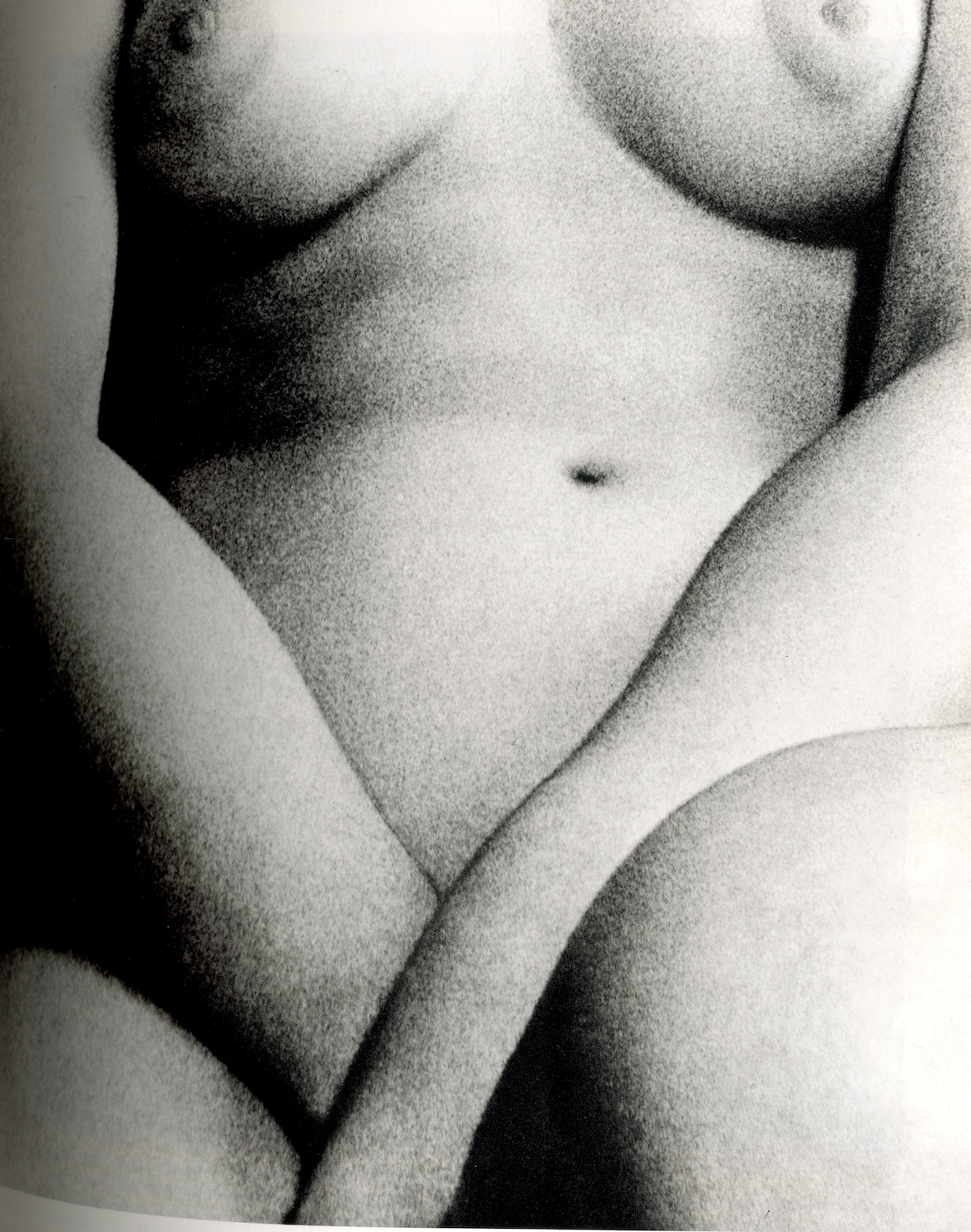 Bill Brandt sculptural nude black and white photograph.