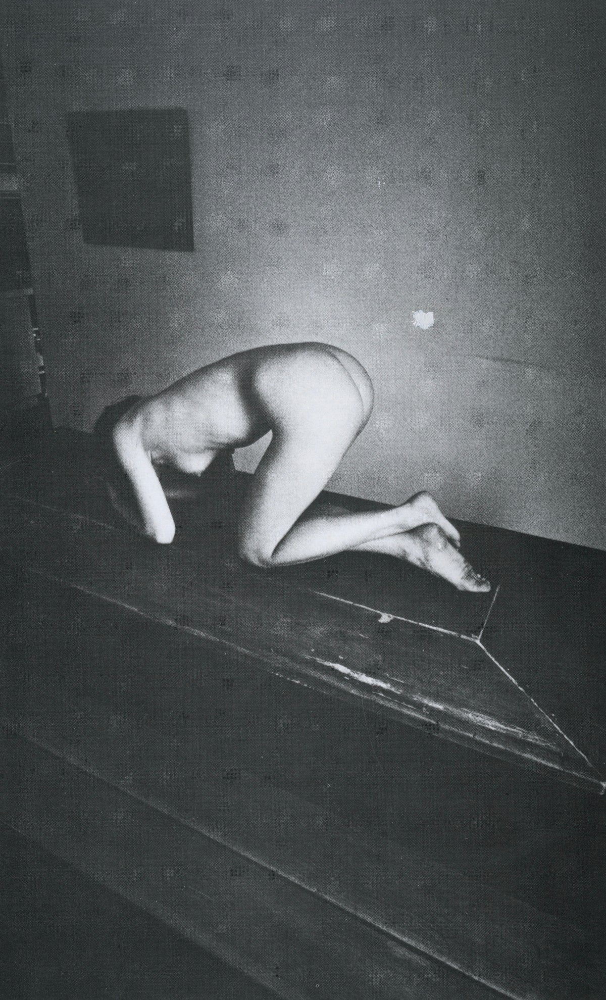 The Best Nudes 5 Jeanloup Sieff interior nude figure crouching dramatic light black and white fine art interior 1 intermission books.