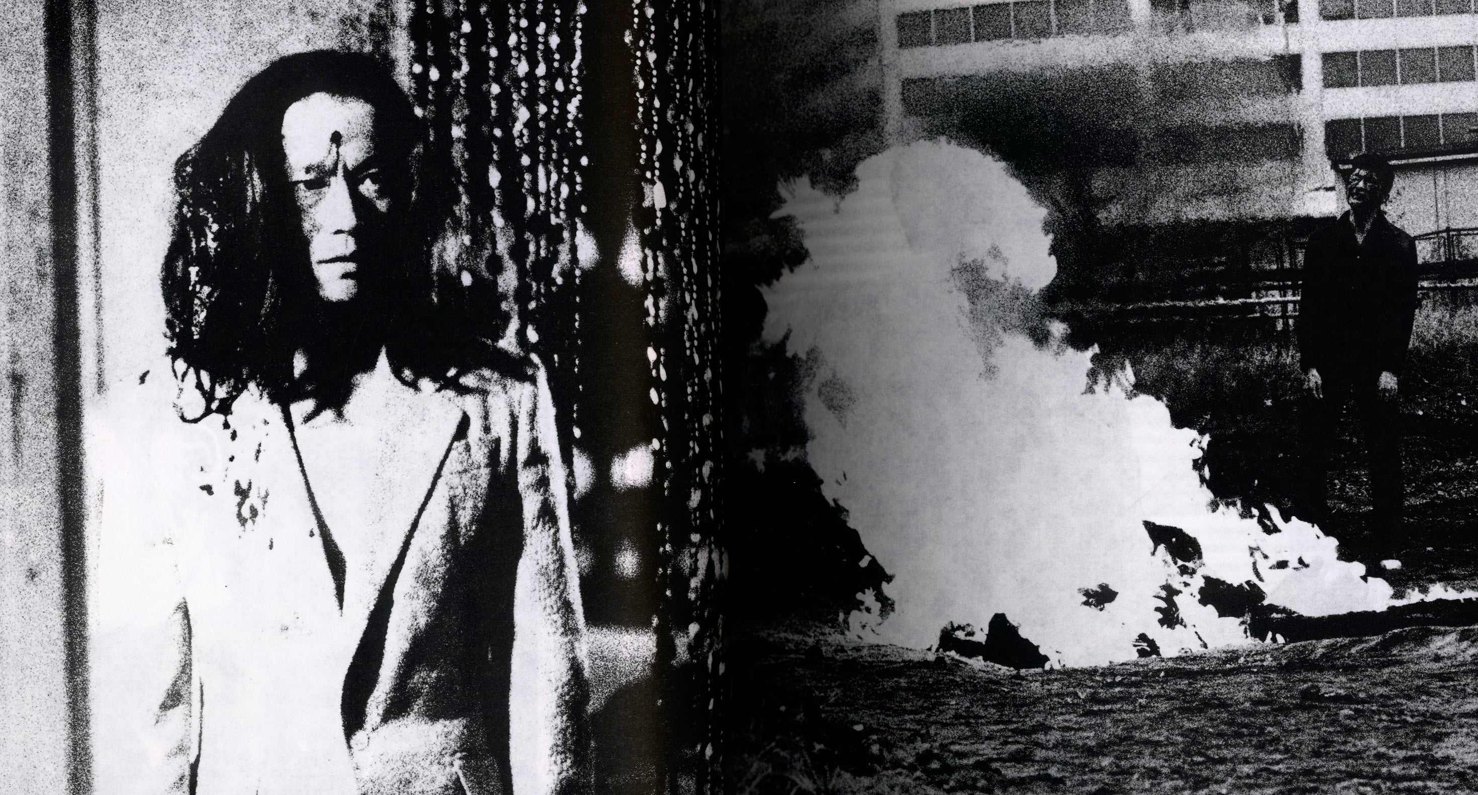 Atmospheric interior page from the Japanese “Bullet Ballet” booklet.