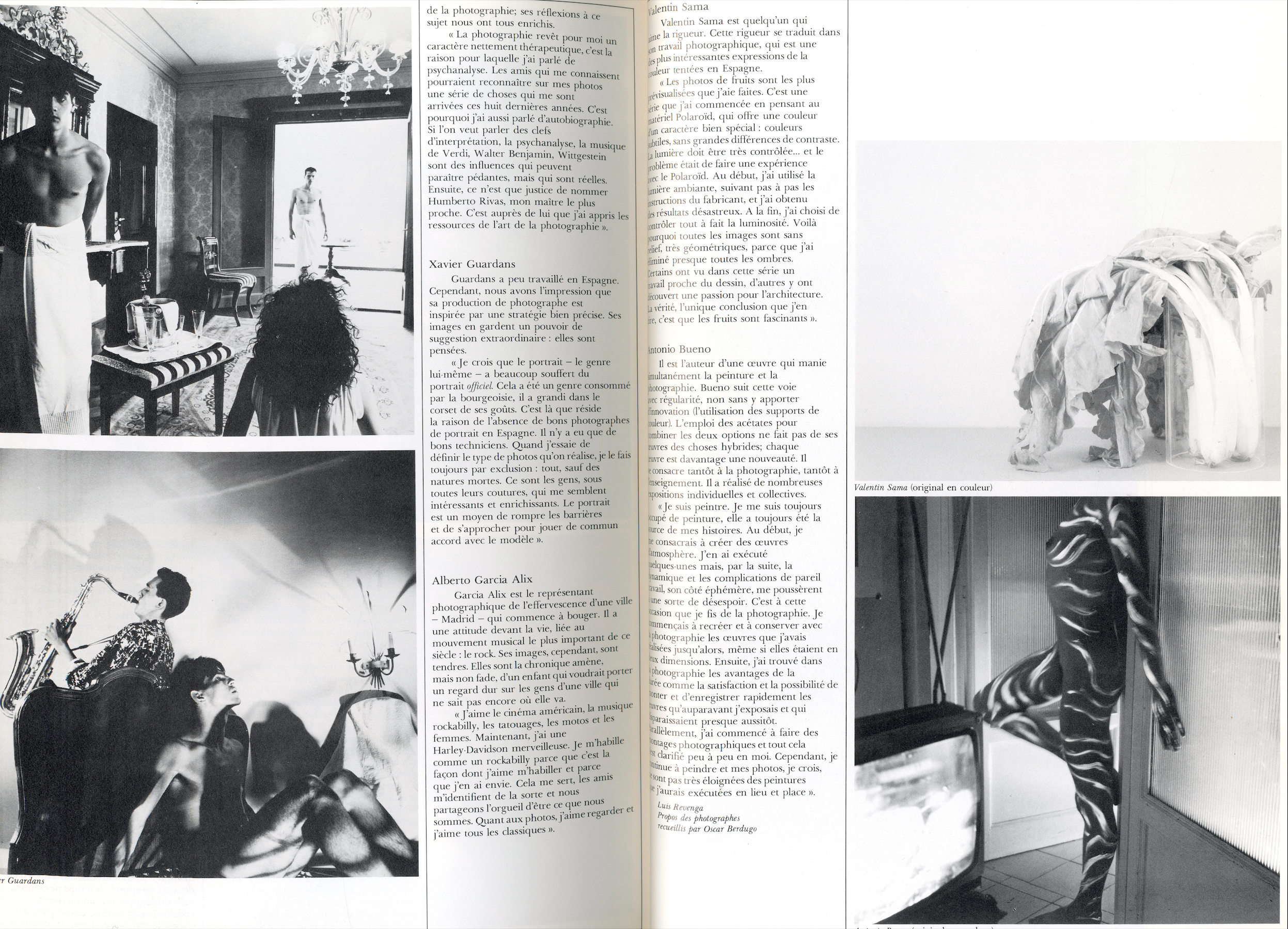 Interior detail Cliches magazine 1980s photography.