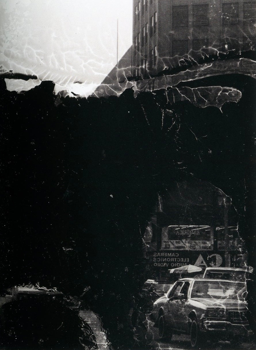 Damaged Negatives Glen Luchford interior night street car chthonic deterioration duotone interior 5 intermission books.