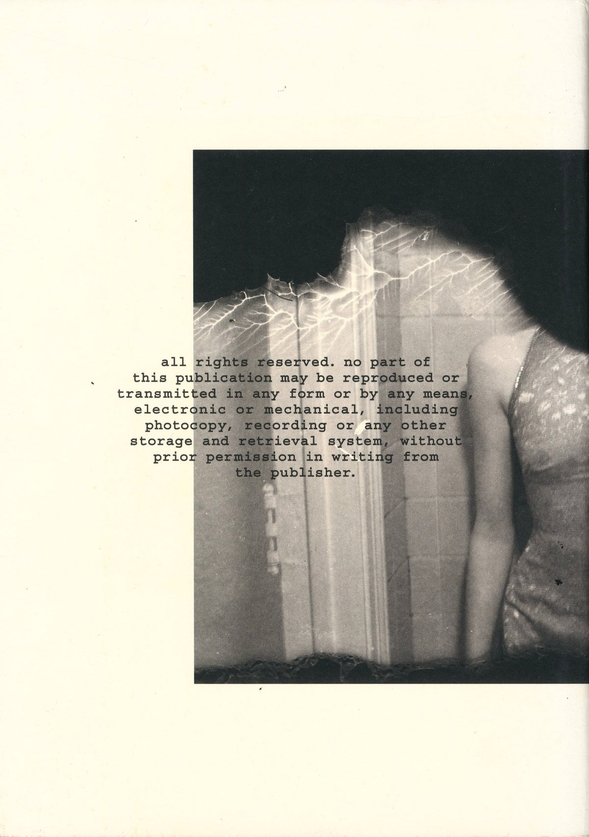 Damaged Negatives Glen Luchford interior text page figure oxidation edge damage duotone interior 7 intermission books.