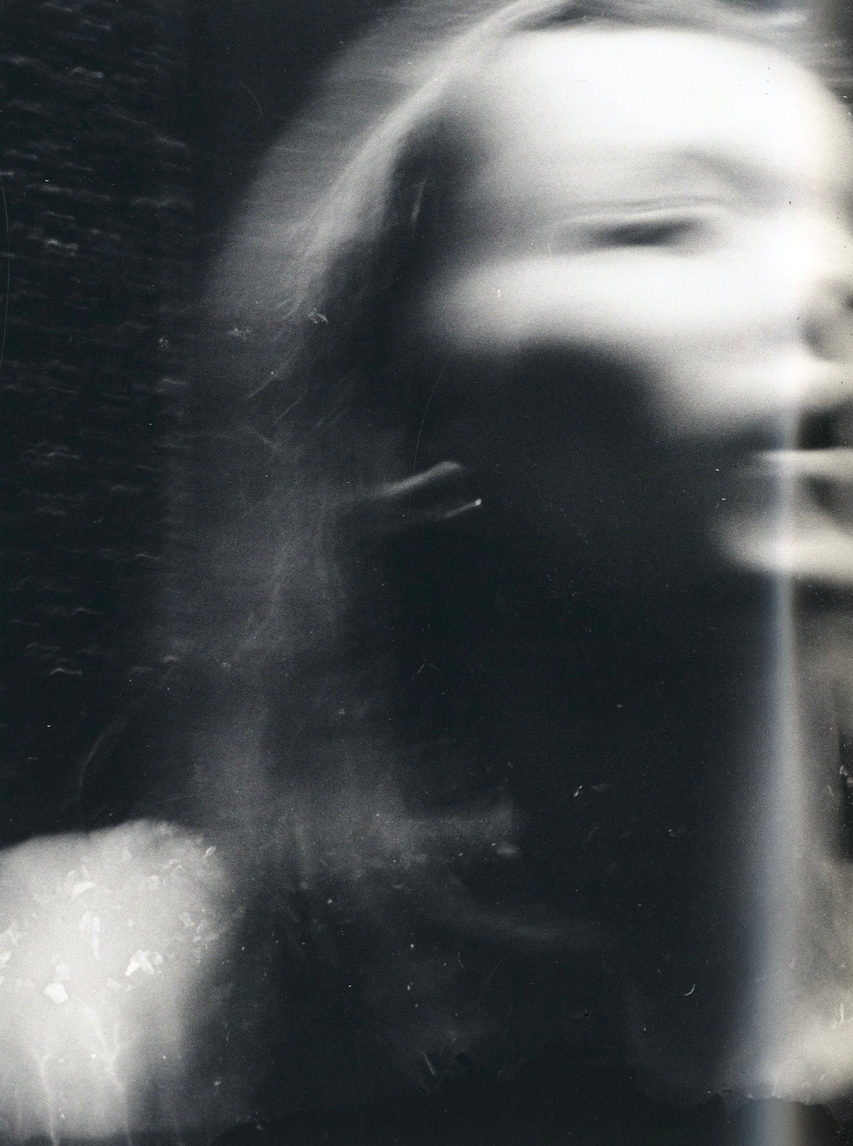Damaged Negatives Glen Luchford interior Kate Moss blurred portrait clouded oxidation duotone interior 3 intermission books.