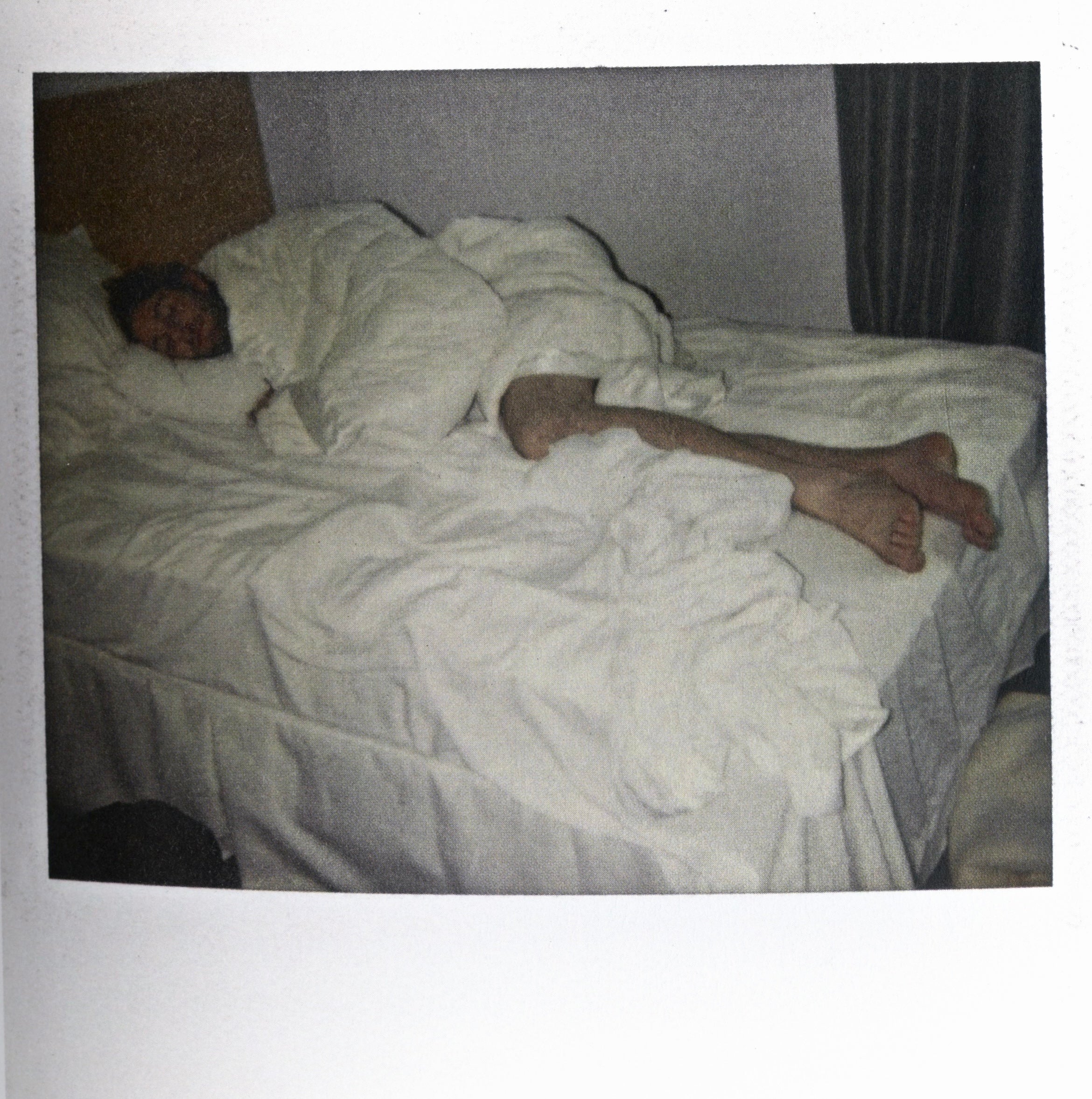 Dash Snow I Love You Stupid interior Polaroid figure sleeping bed downtown New York scene interior 2 intermission books