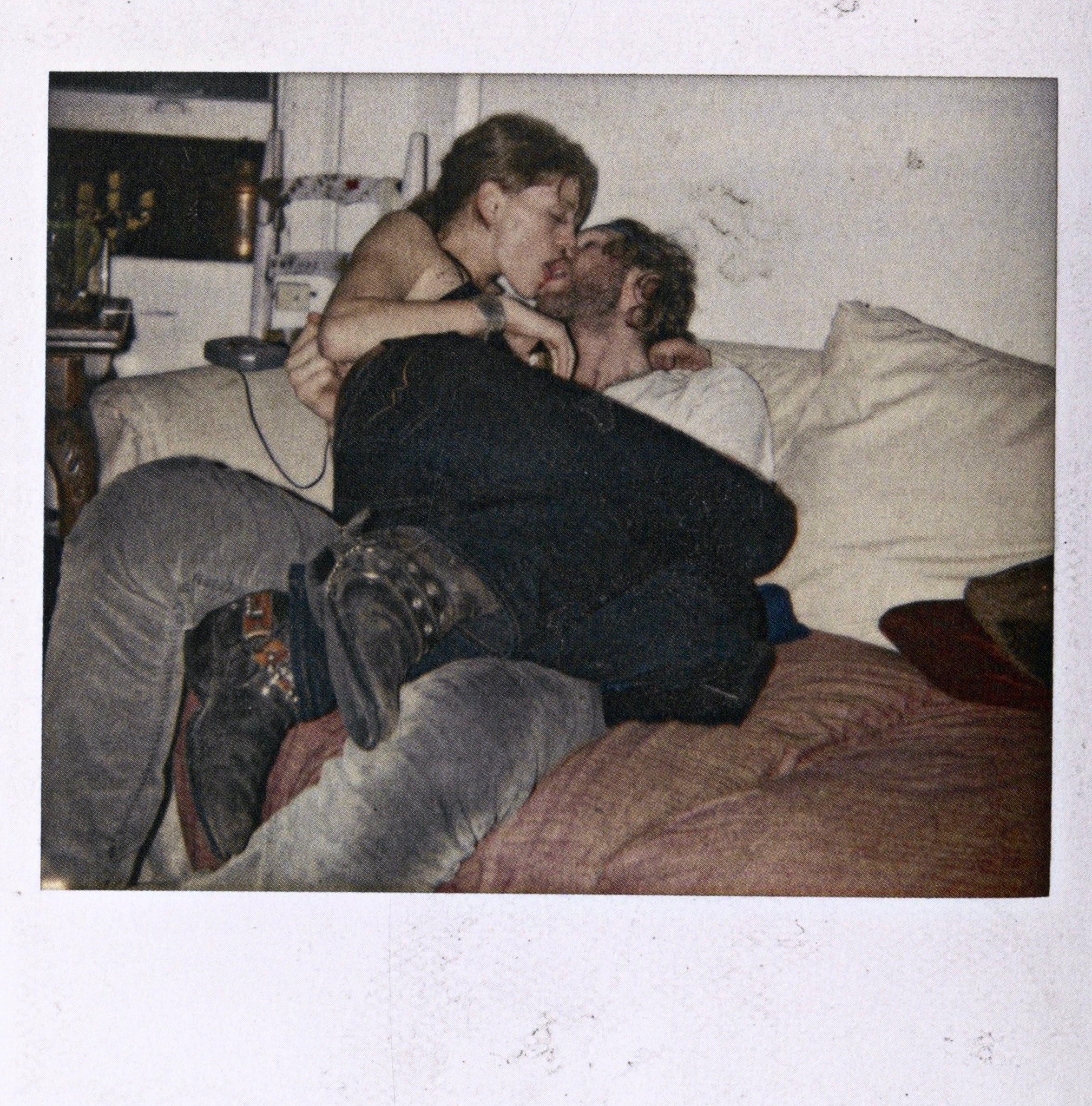 Dash Snow I Love You Stupid interior Polaroid intimate embrace couch friends downtown scene interior 5 intermission books
