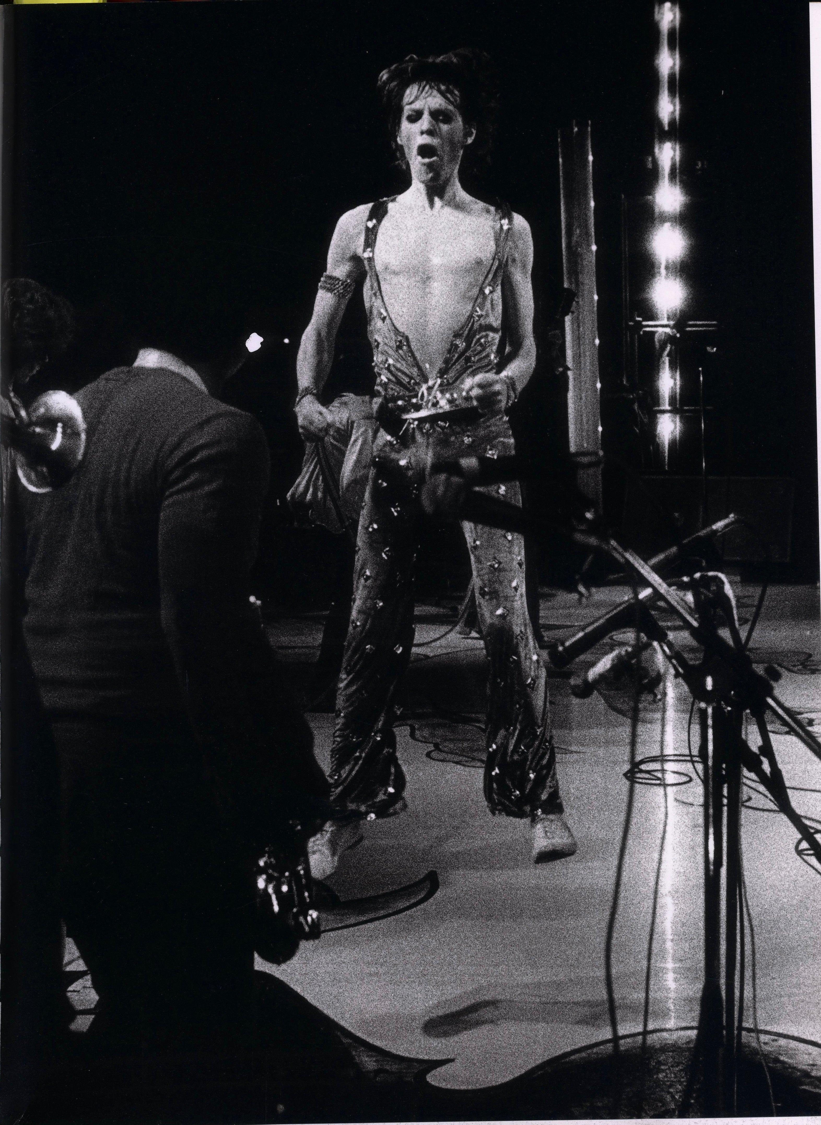 Inside page highlighting Bailey’s portraits of influential rock and pop figures.