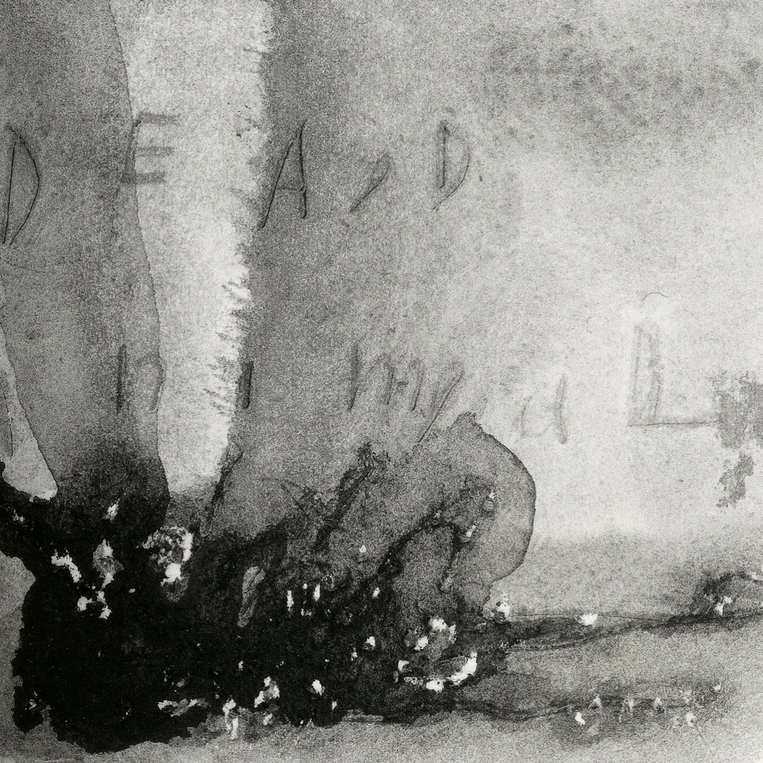 David Lynch Chaos Theory interior painting dark surreal artwork DEAD text handwritten interior 1 intermission books.