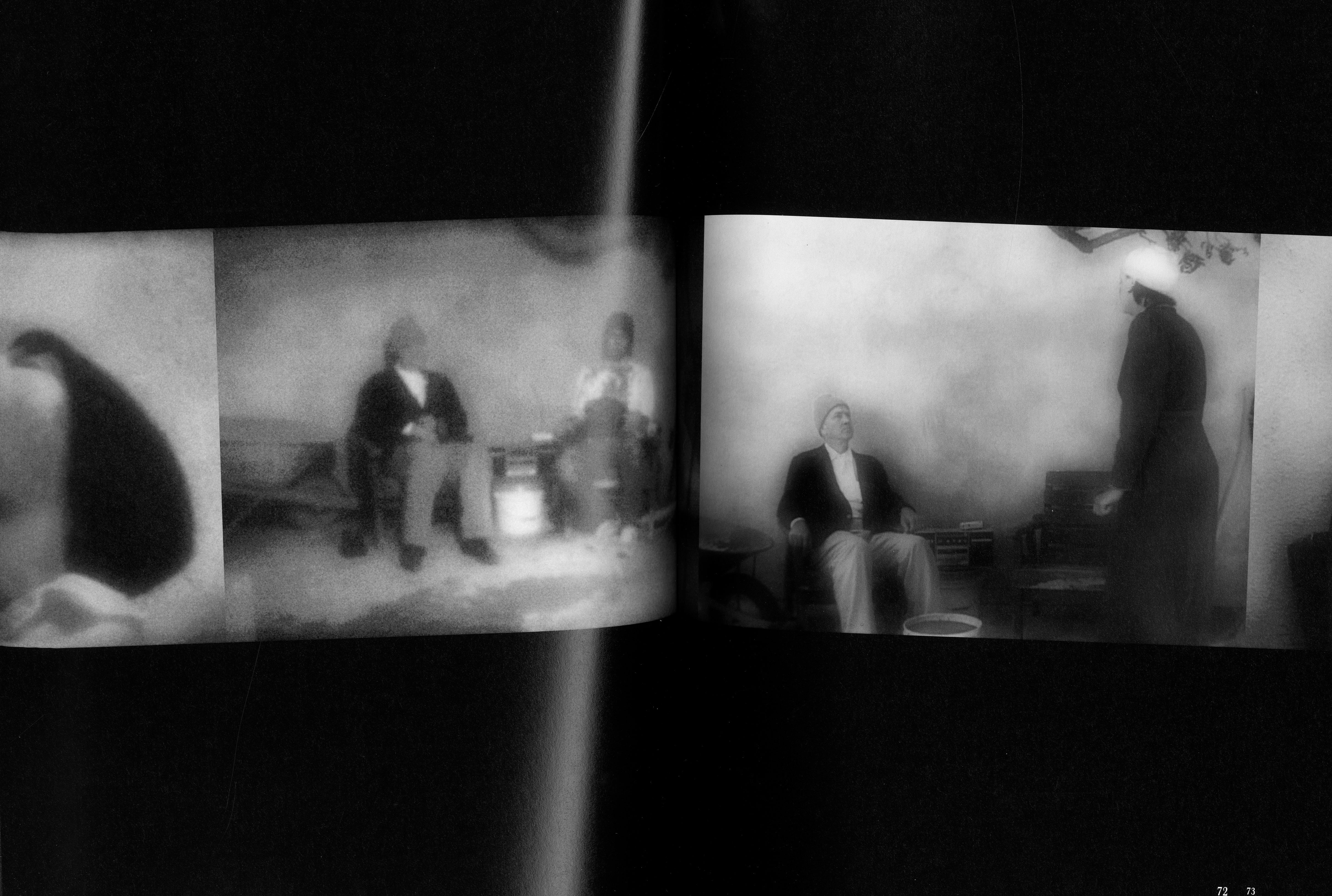 David Lynch Chaos Theory interior black and white film stills spread cinematic imagery interior 3 intermission books.