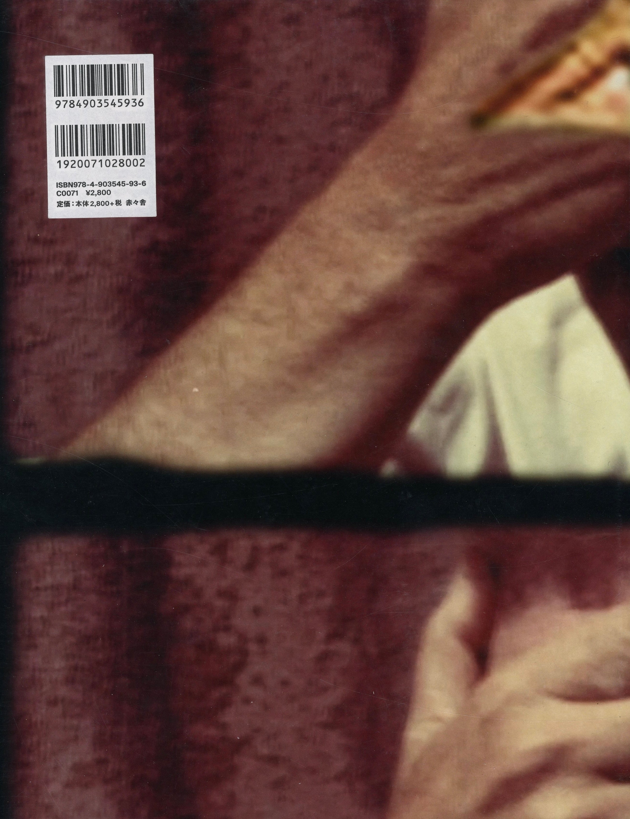 David Lynch Chaos Theory back cover Akaaka 2012 obi barcode exhibition catalogue intermission books.