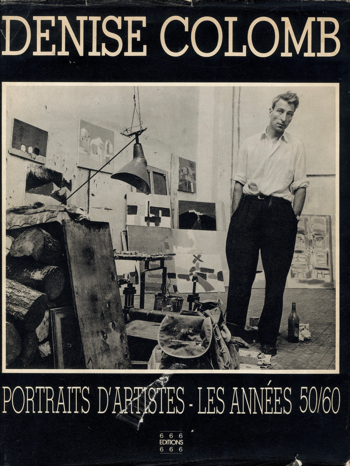 Front cover Portraits d Artistes Denise Colomb 1986 artist portraits book.