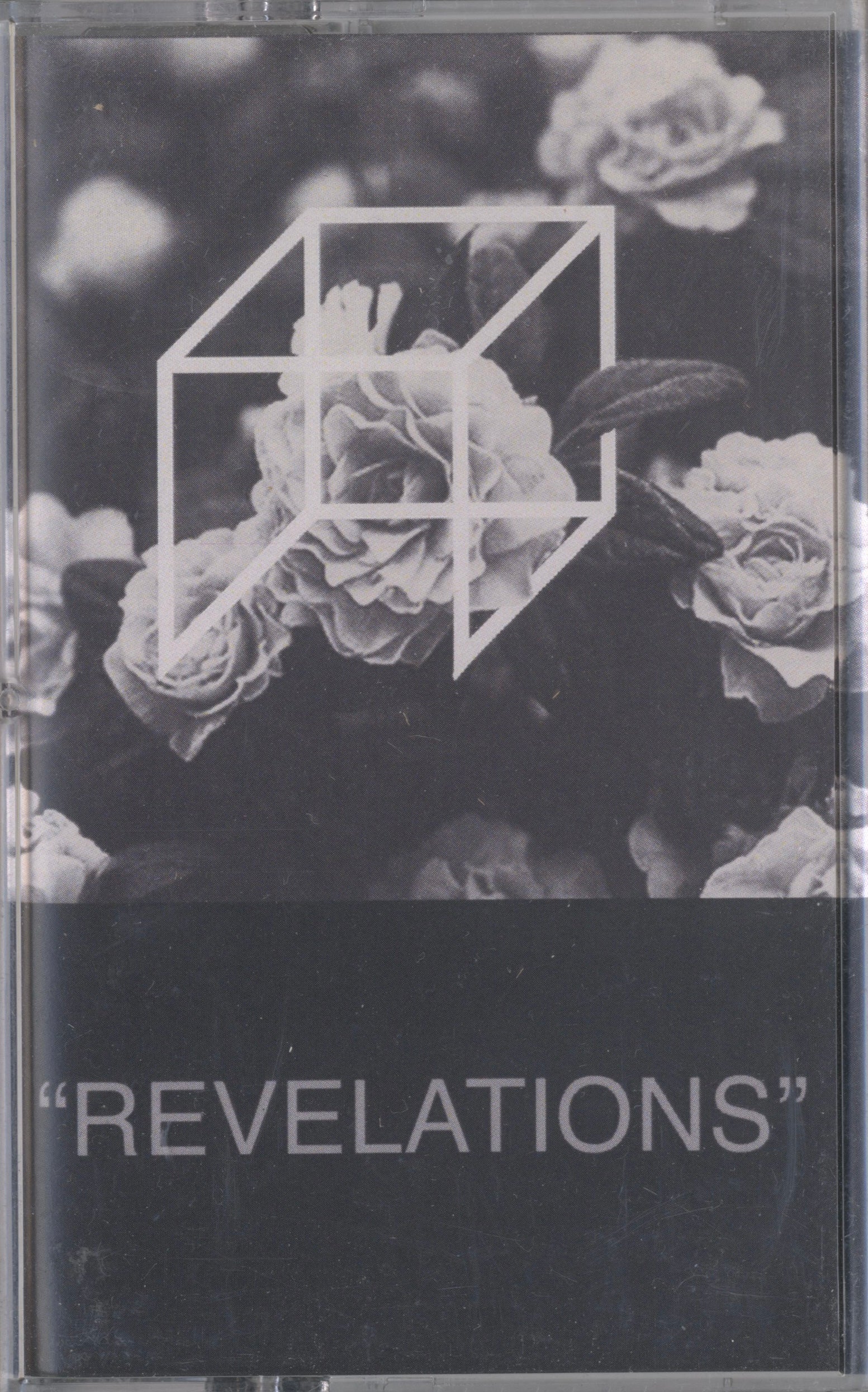 Front cover of Dirt Dress’s Revelations cassette — minimalist post-punk from Los Angeles, 2015.