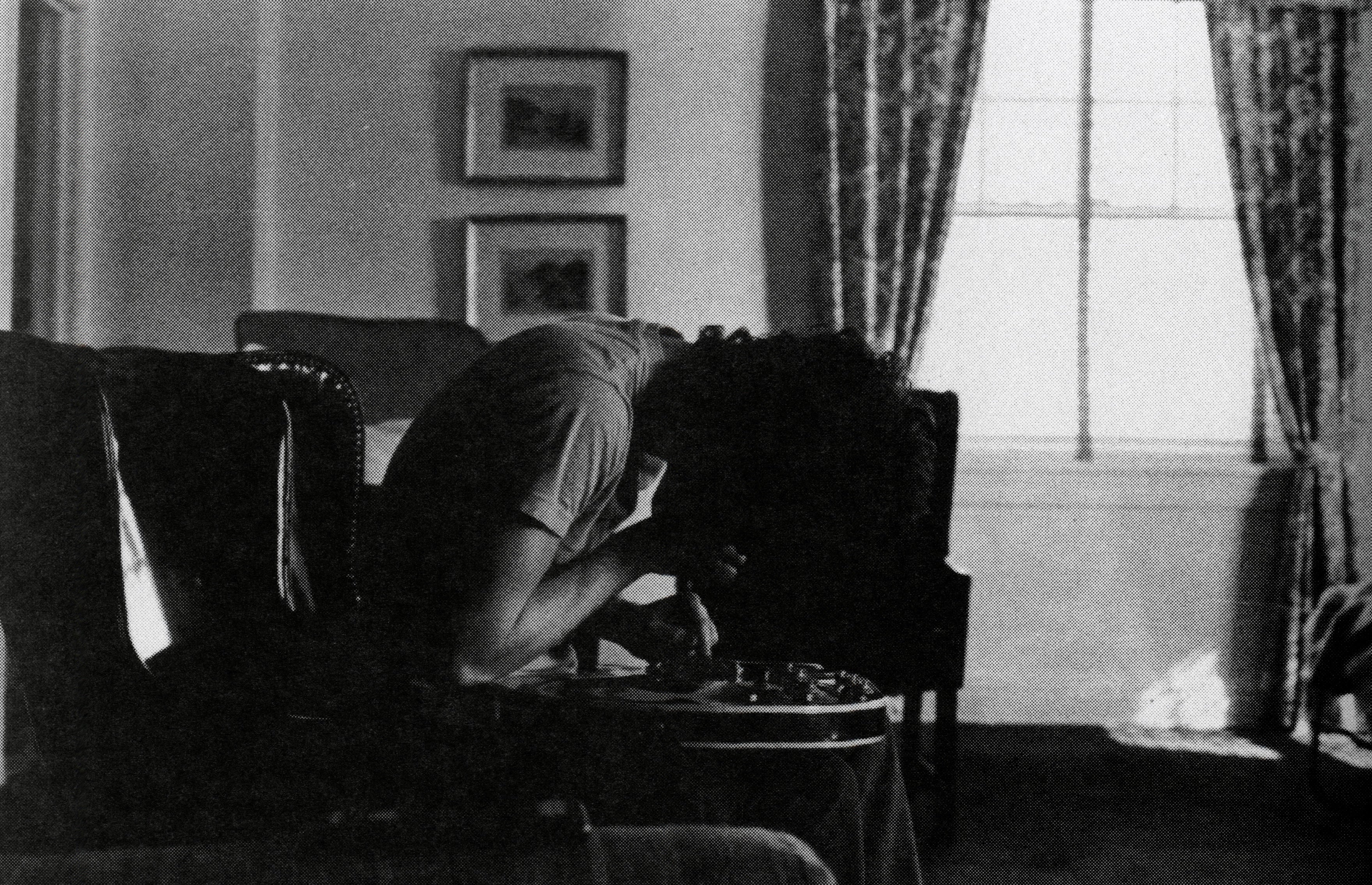 Velvet Underground candid moment captured inside the 1996 photobook.