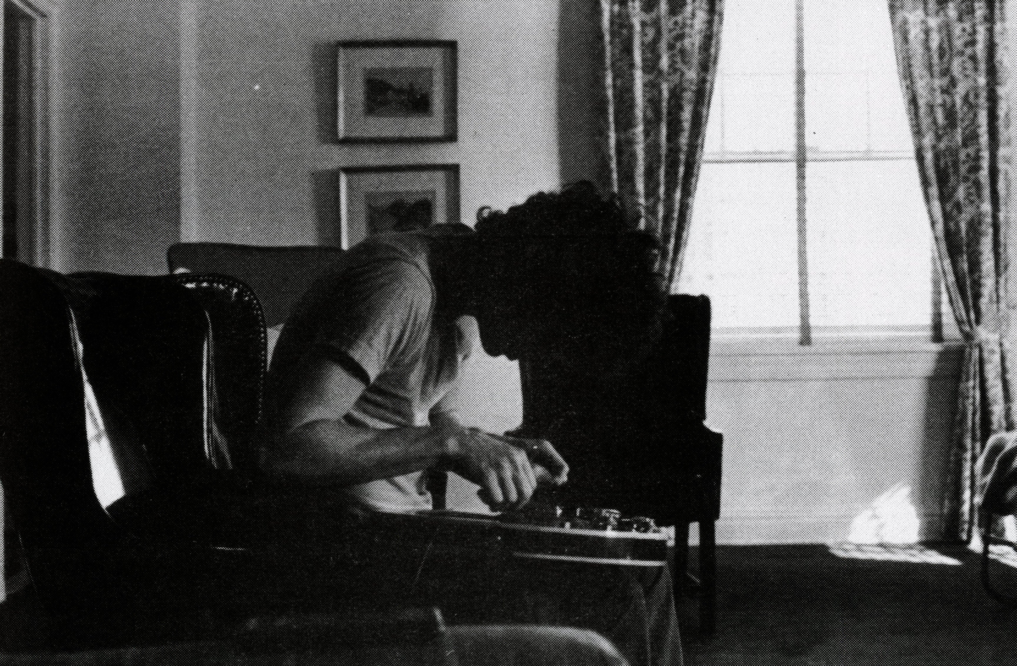 Backstage scene from Doug Yule’s 1969 tour photographs.