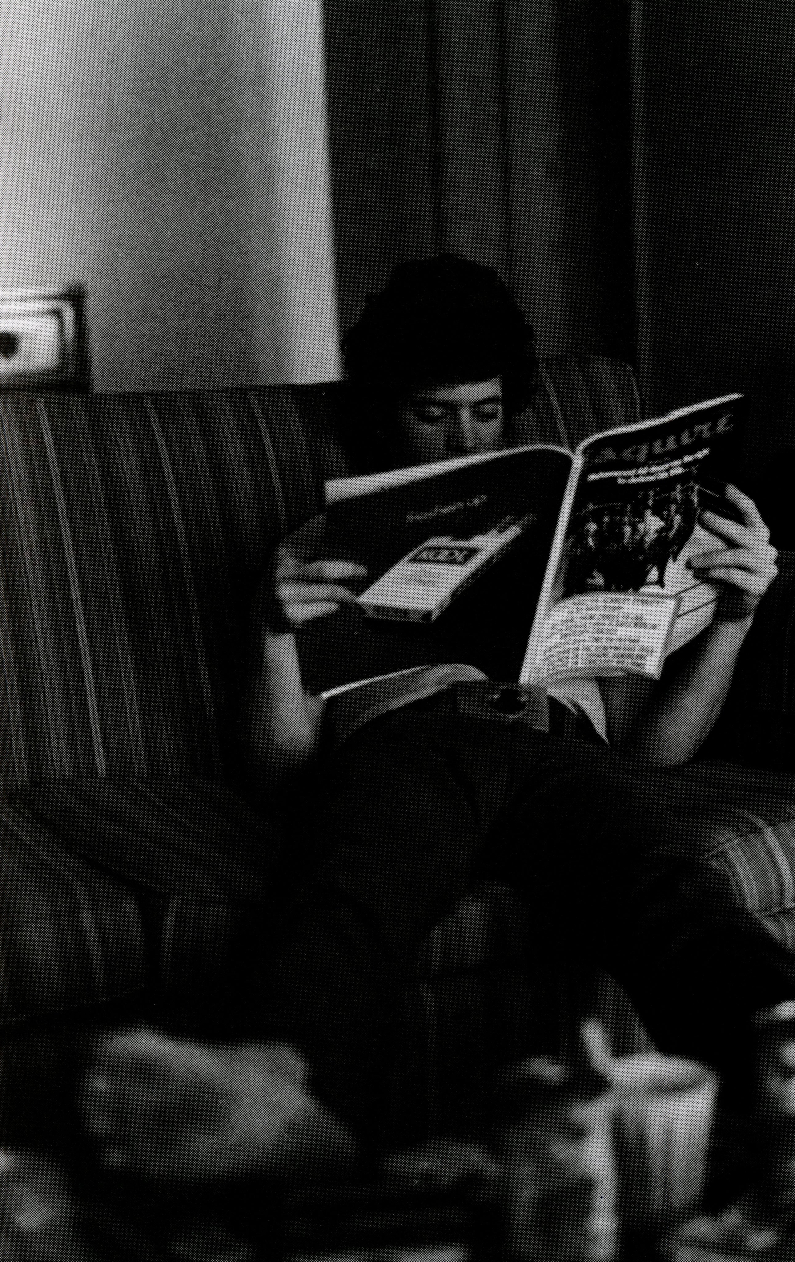 Velvet Underground on the road—archival black-and-white image from the book.