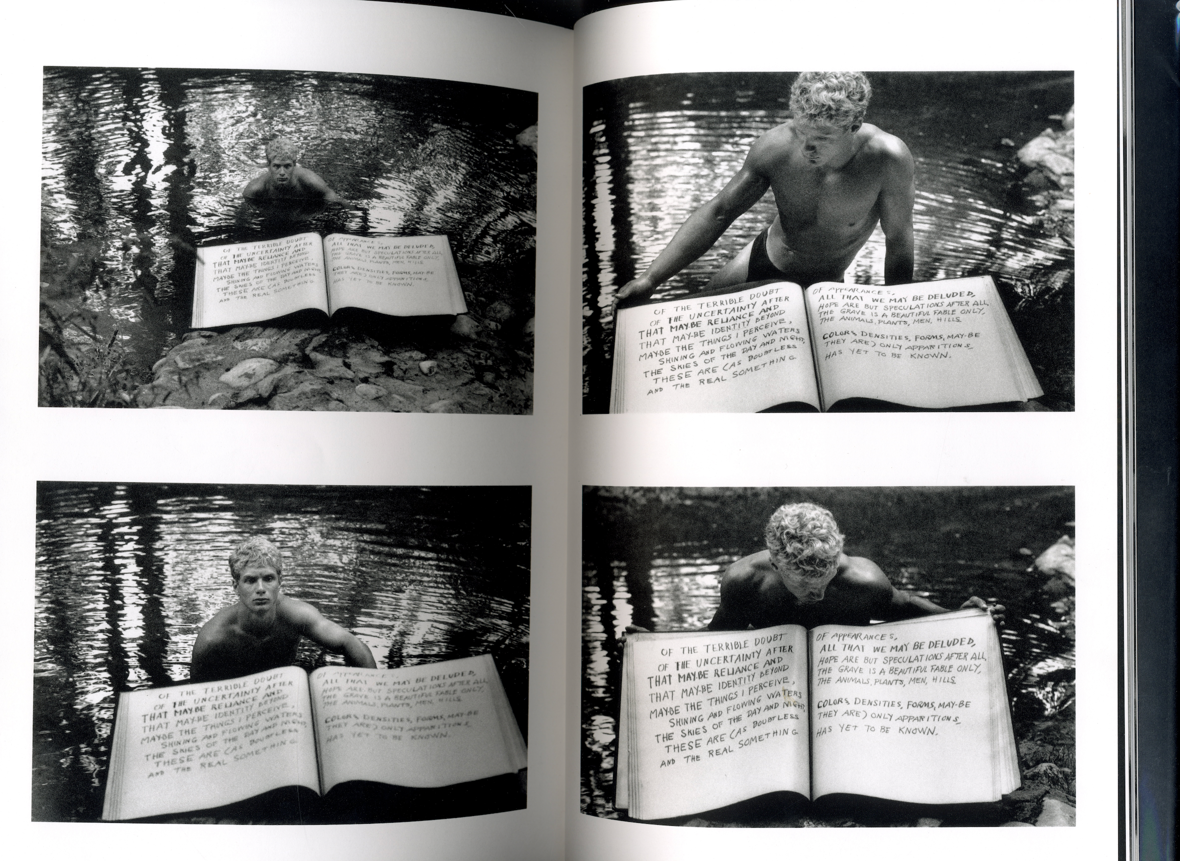 Interior layout conceptual photobook sequence.