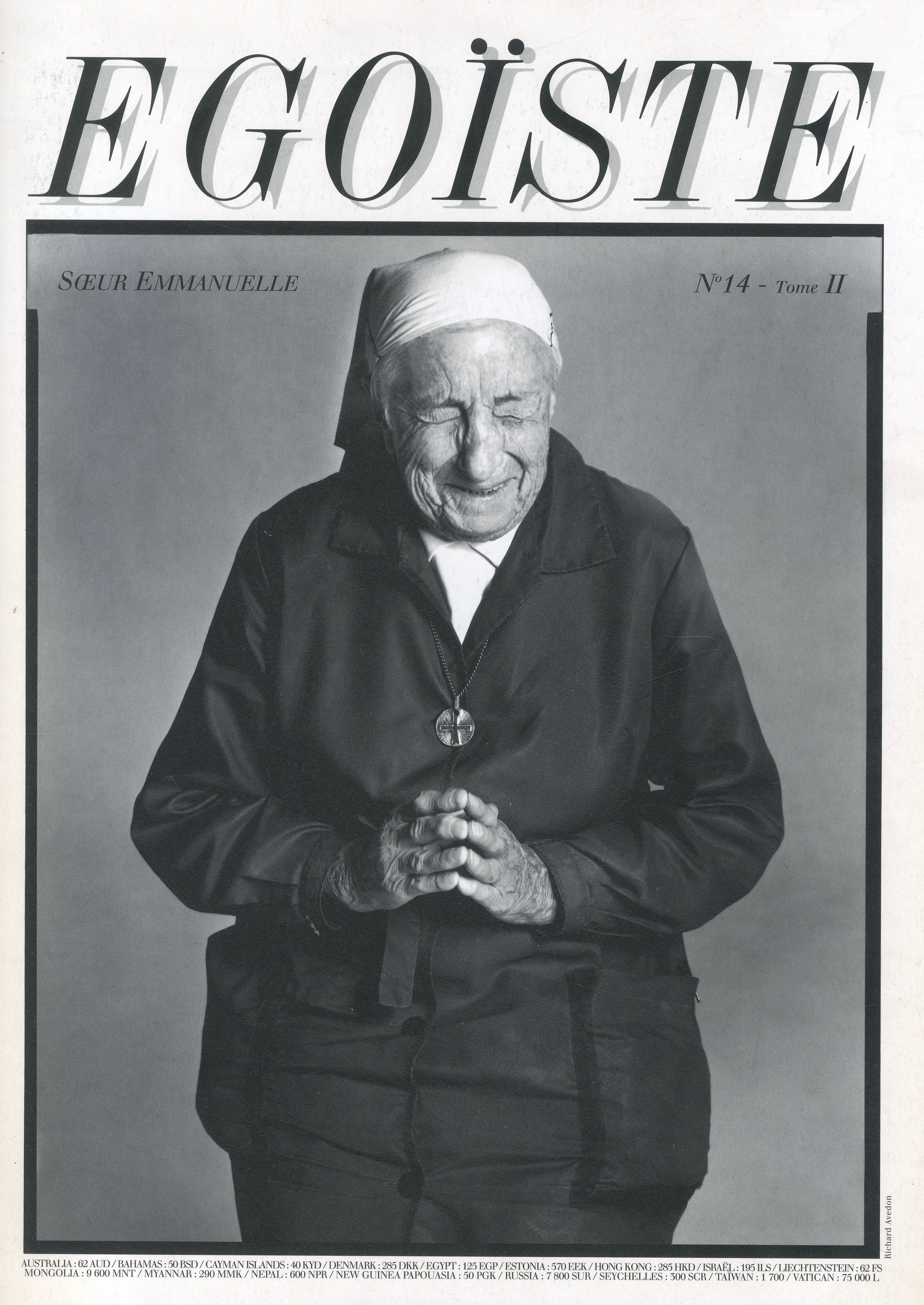Front cover of Égoïste No. 14 – Tome II featuring iconic French photography and editorial design.