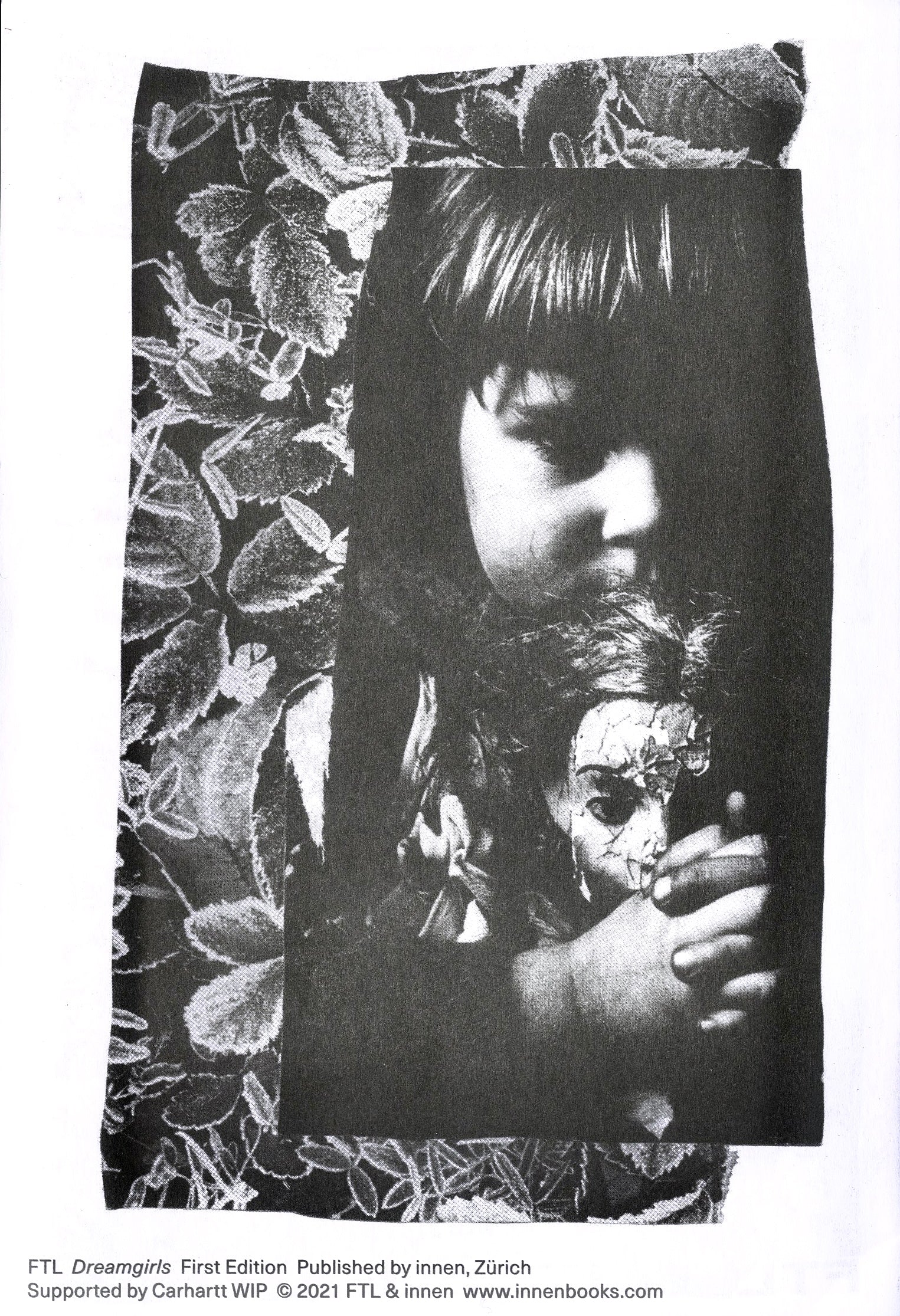 Back cover of DREAMGIRLS zine by Weirdo Dave, first edition published by Innen.