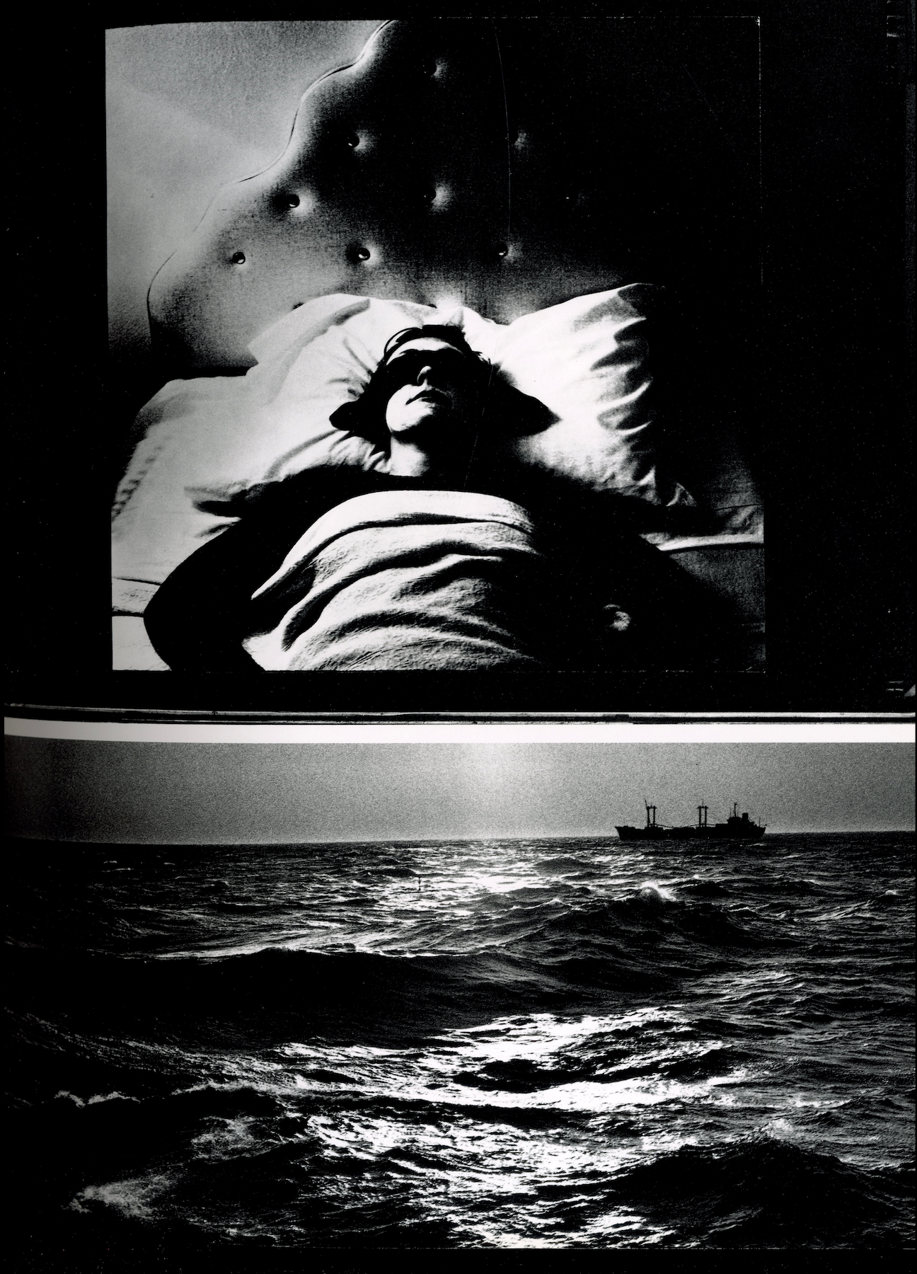 Helmut Newton Archives de Nuit black and white interior spread.