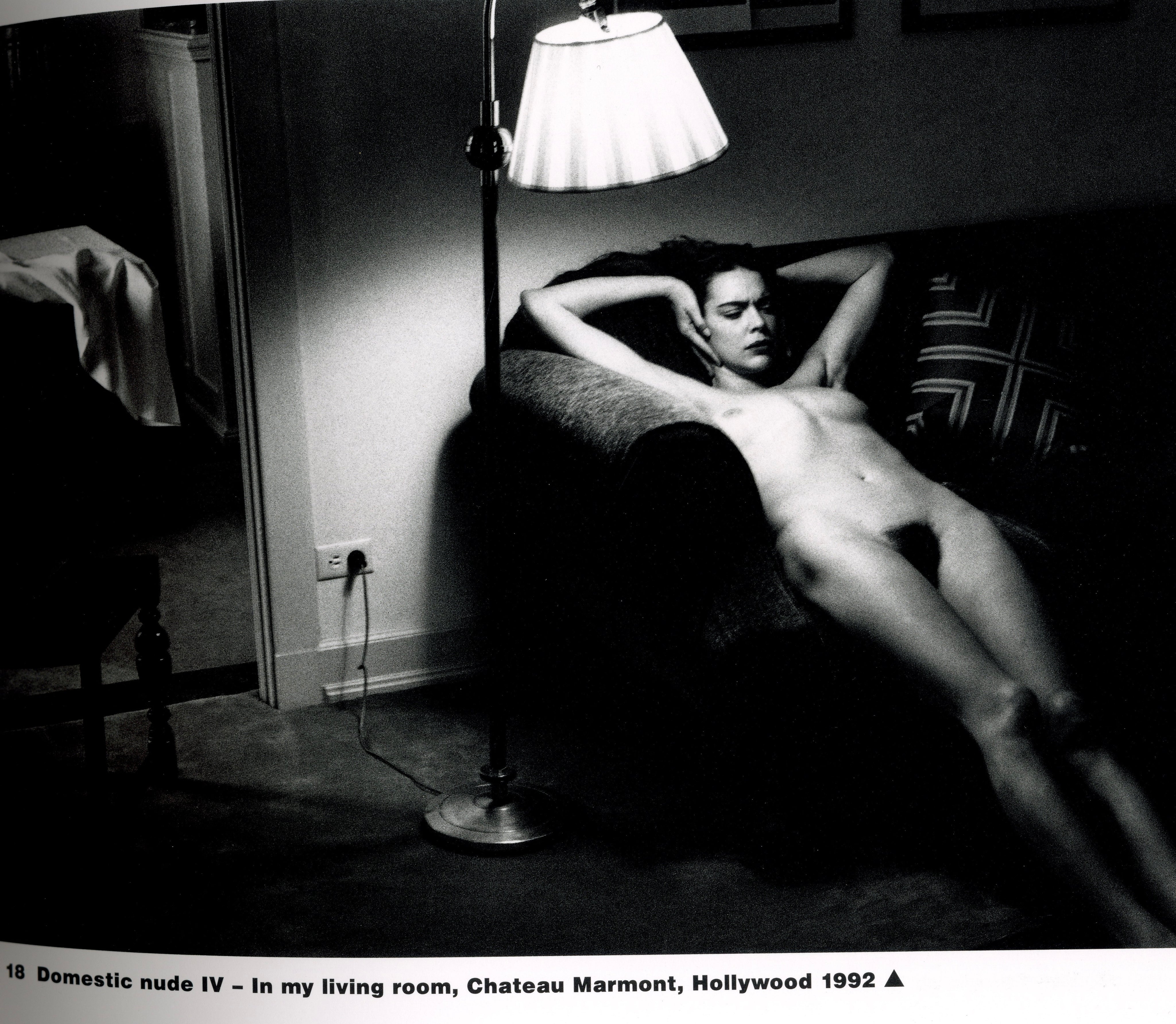 Helmut Newton night photography interior plate.