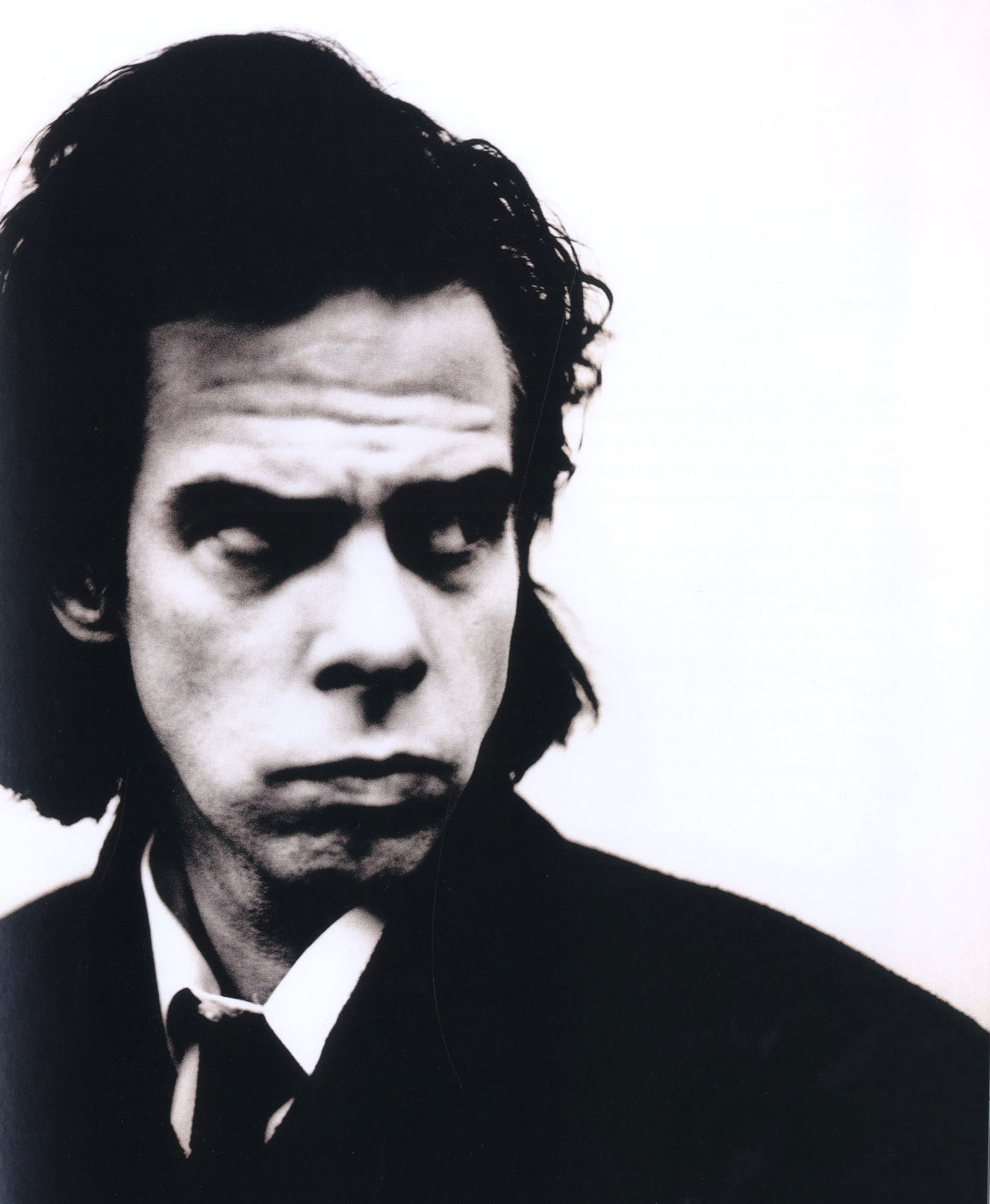 Hobo Magazine No 10 interior Nick Cave close up portrait black and white Anton Corbijn interior 2 intermission books.