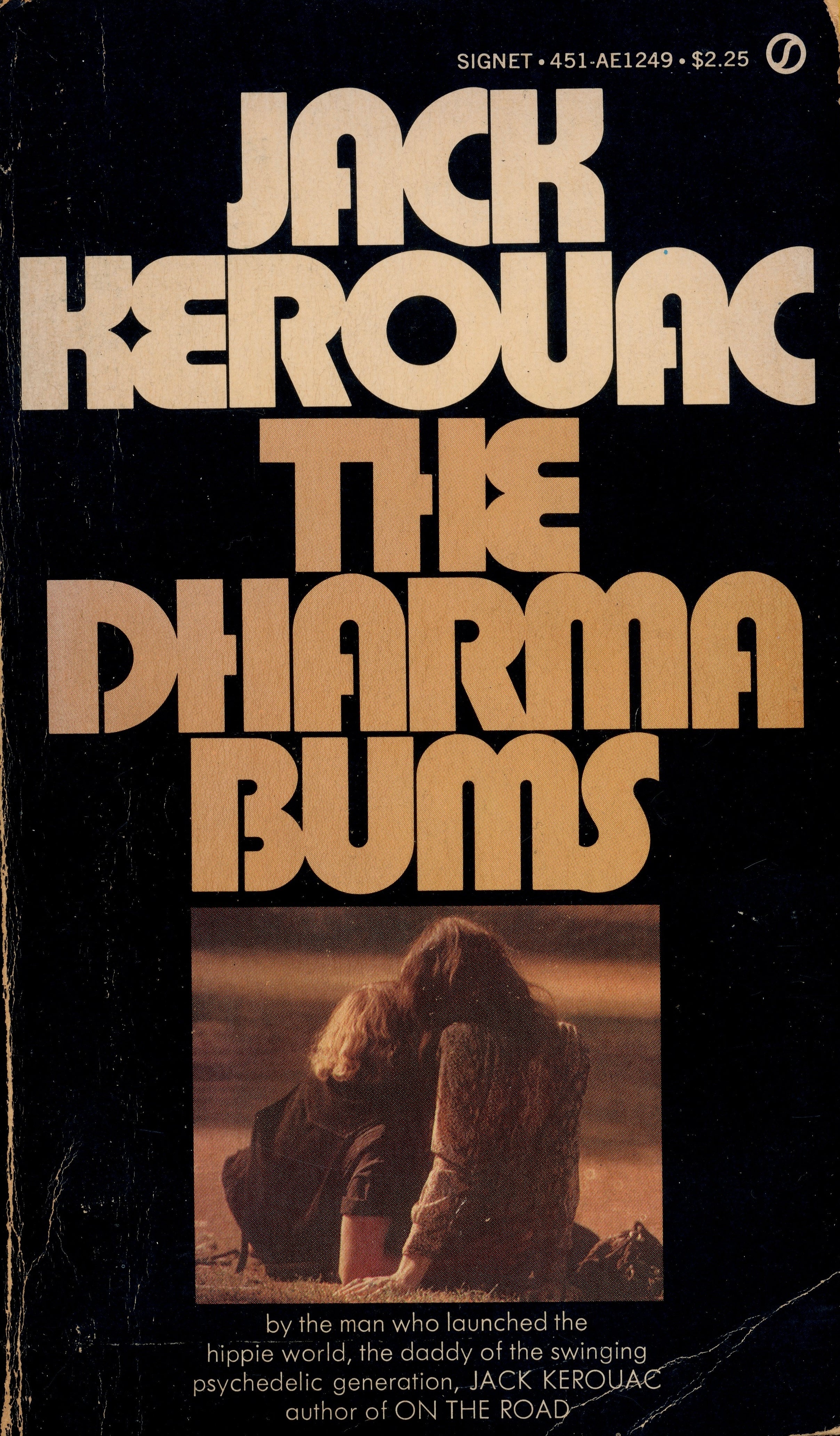Jack Kerouac The Dharma Bums Signet 1972 front cover.
