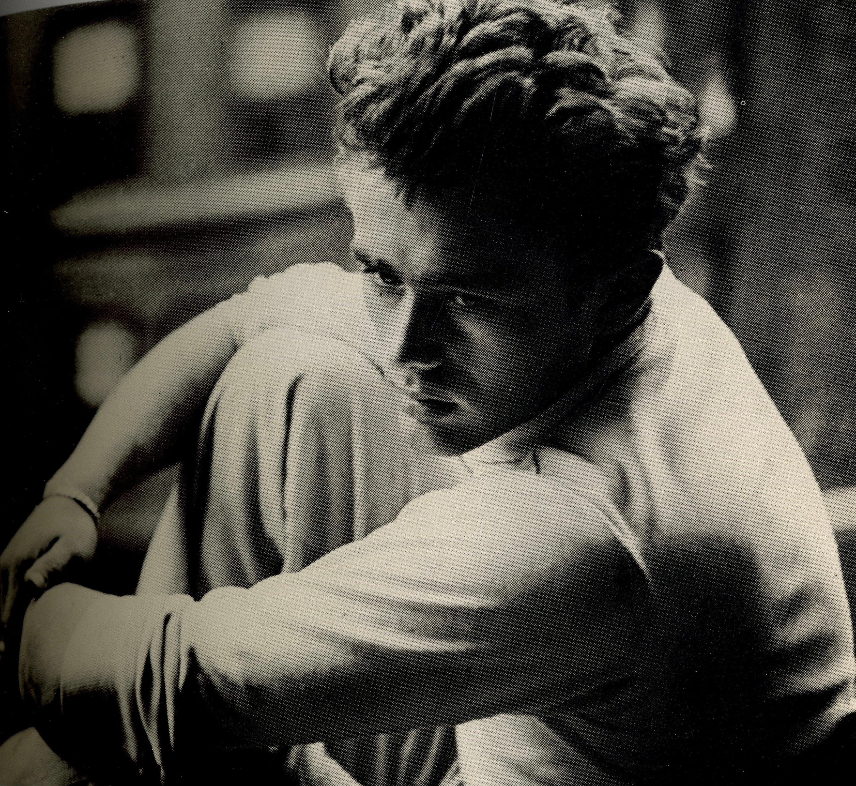 Interior image James Dean close up Roy Schatt.