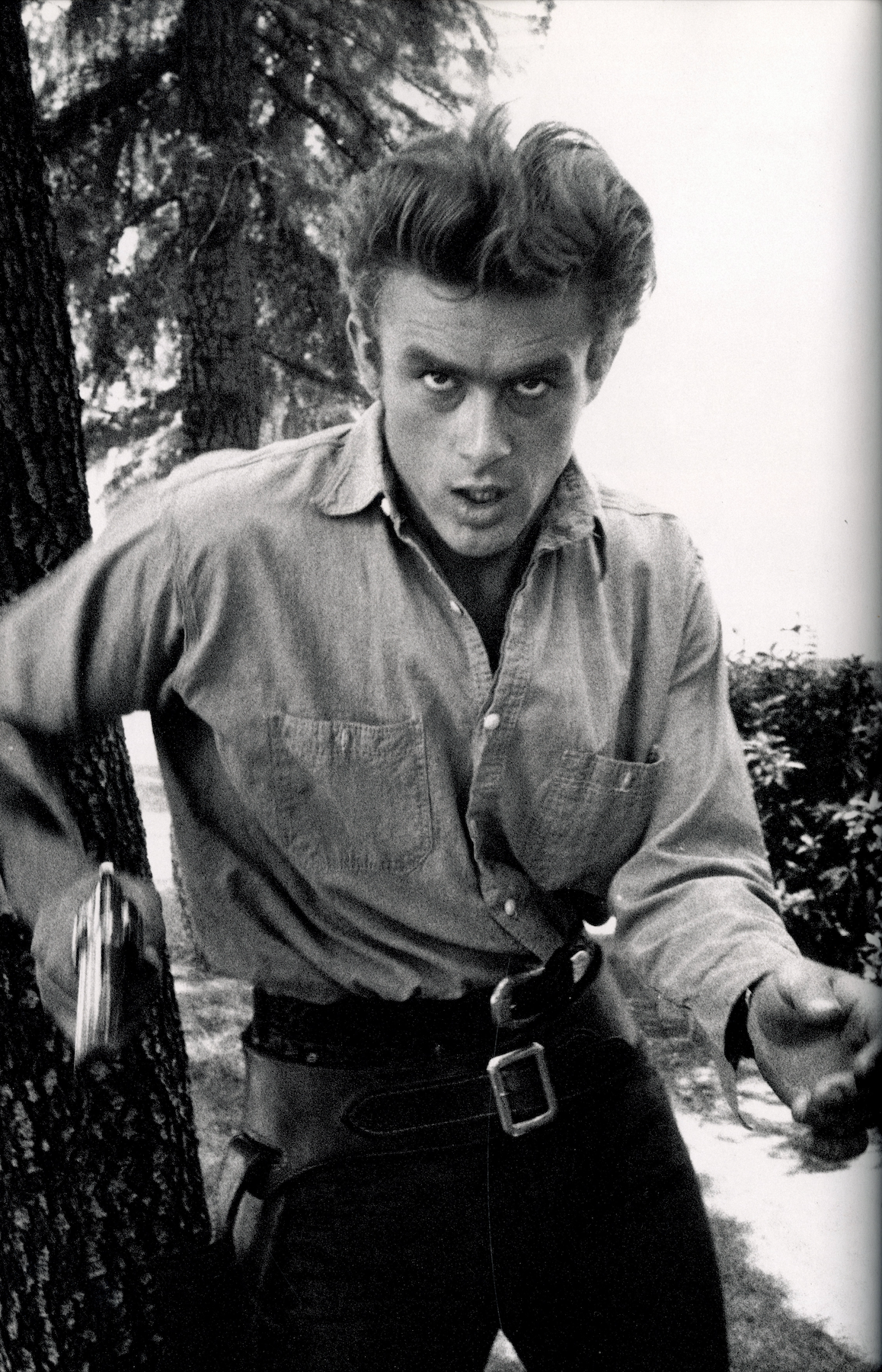 Interior spread James Dean vintage photography sequence.