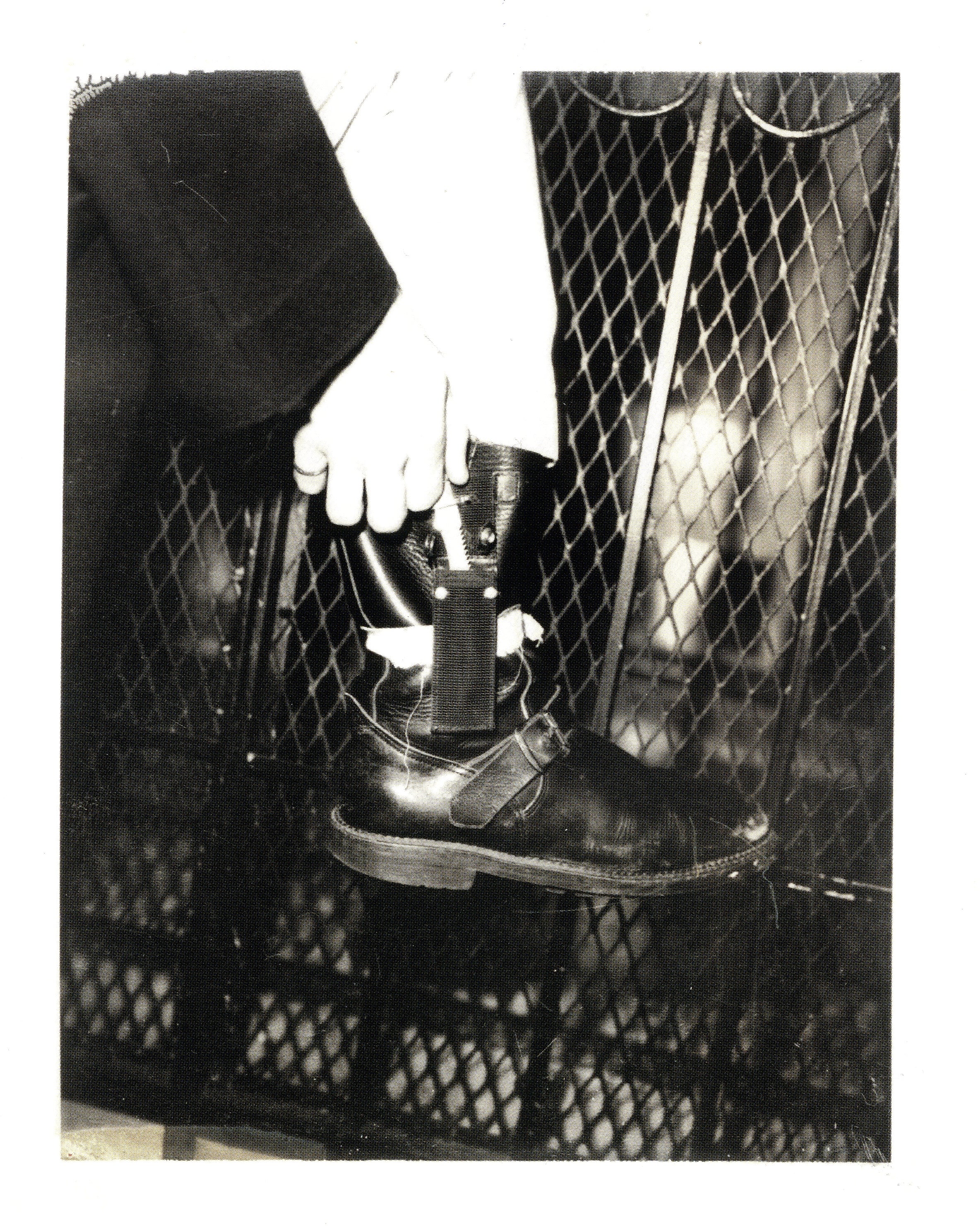 Black and white Polaroids from Jim Goldberg’s FINGERPRINT collection.