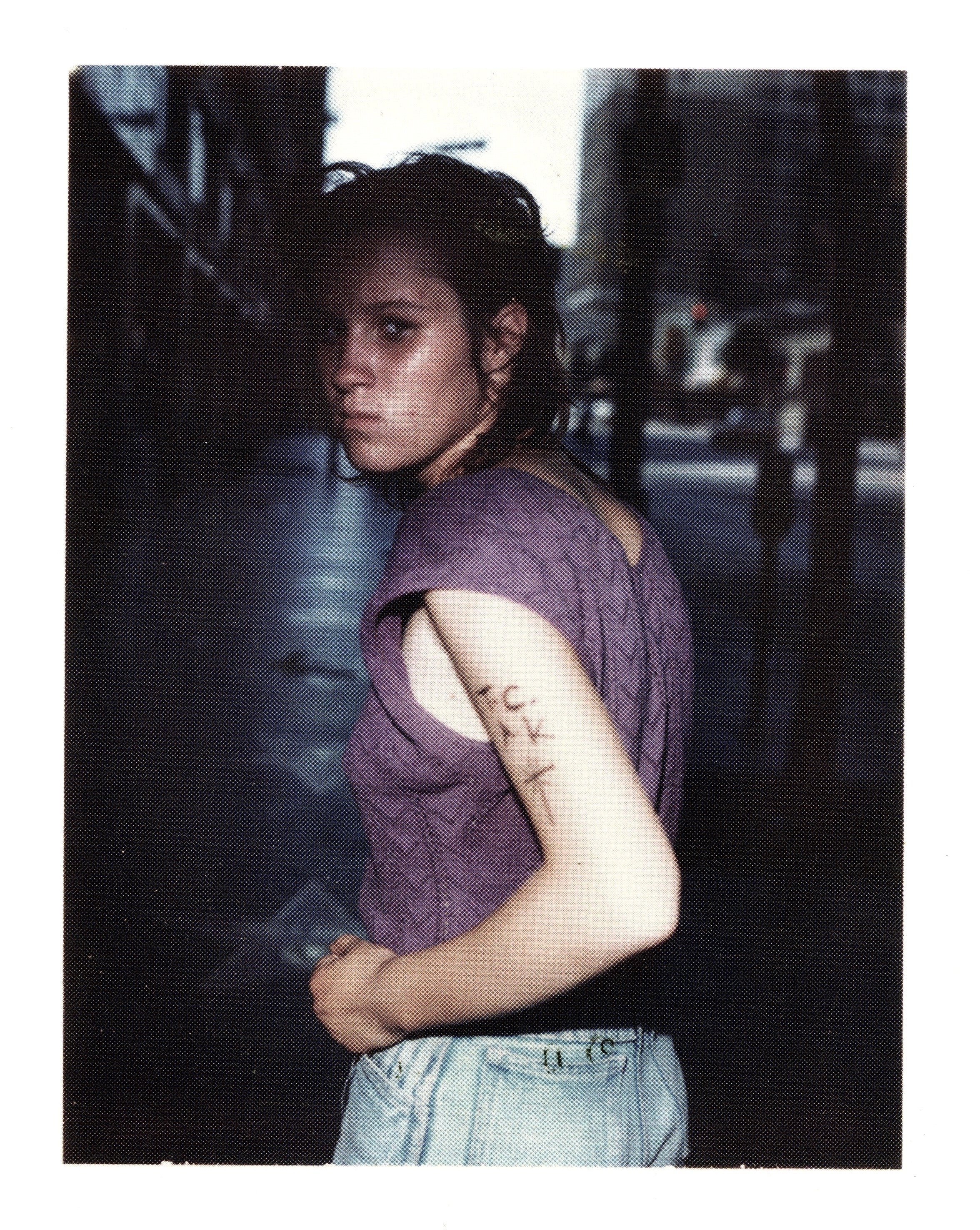 Assorted Polaroids arranged from Jim Goldberg’s FINGERPRINT limited edition set.