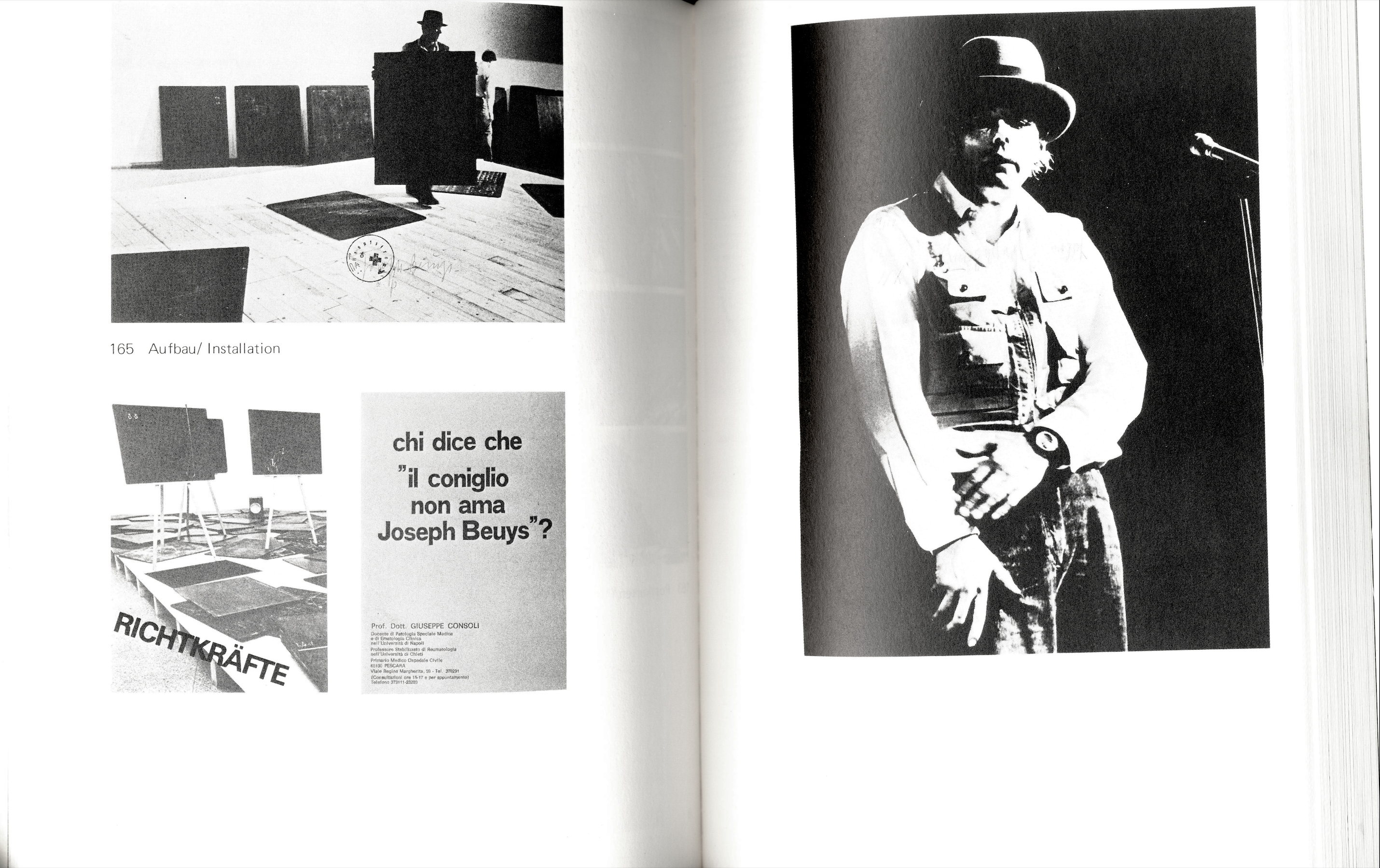 Catalogue pages detailing sculptural multiples and conceptual objects within Beuys’ theory of social sculpture.