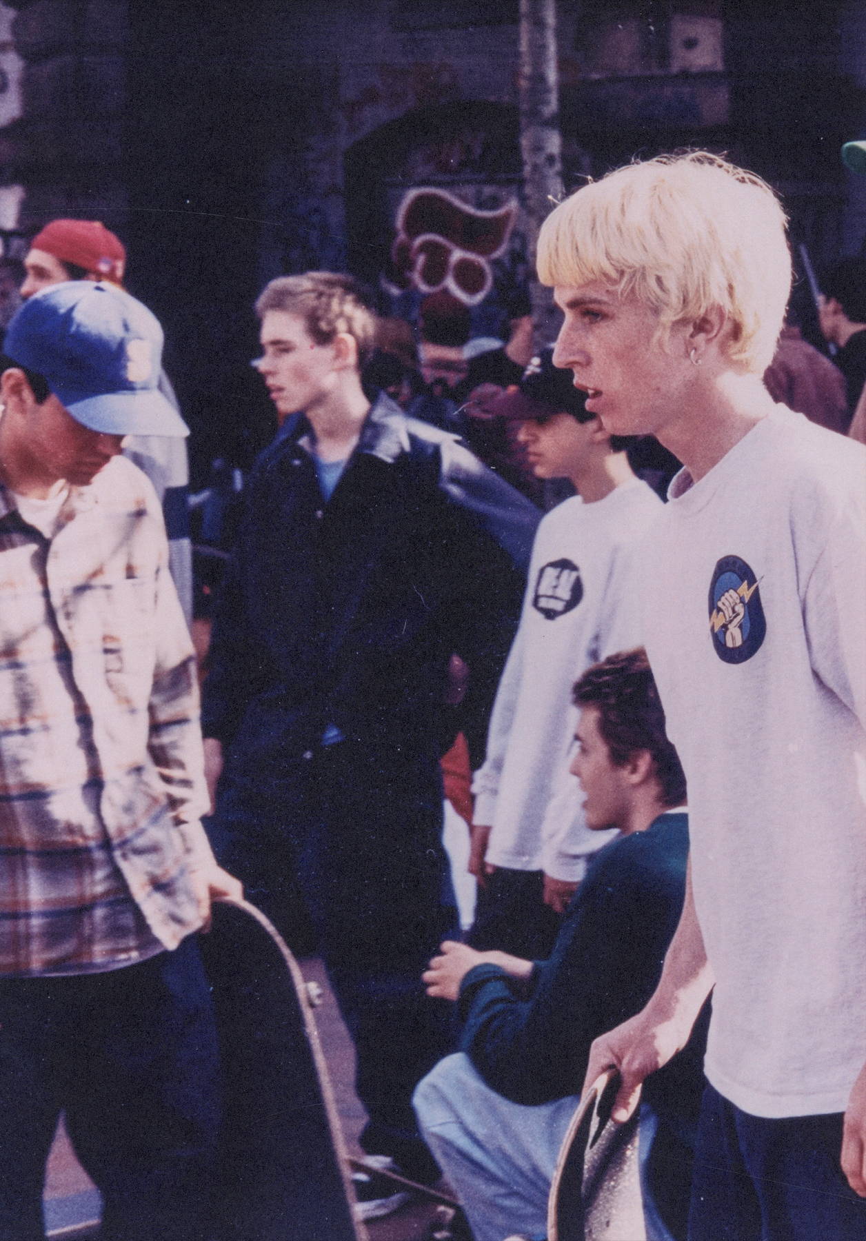 Back cover Larry Clark exhibition zine Tokyo.