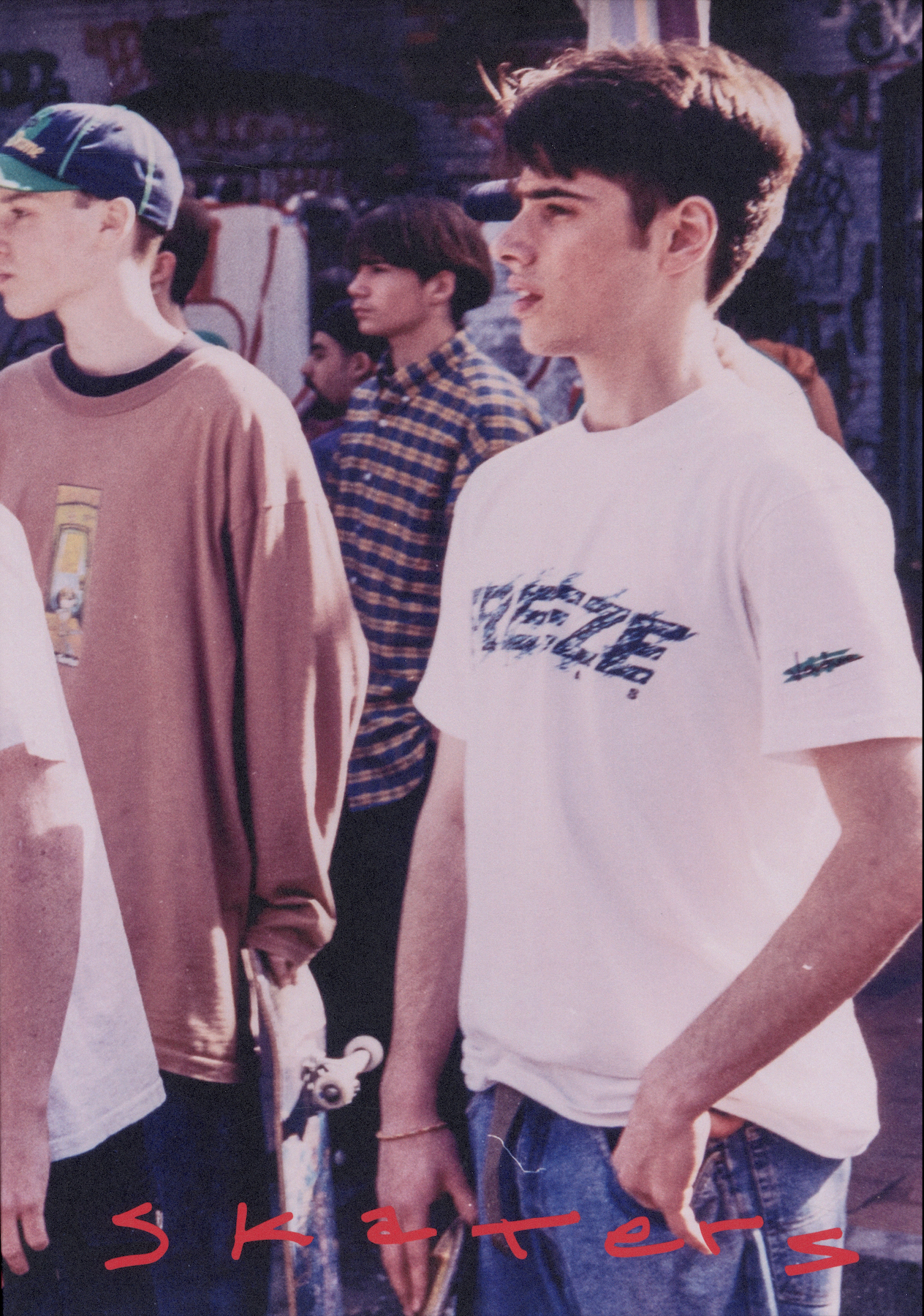 Front cover Skaters Larry Clark zine Isetan The Space.