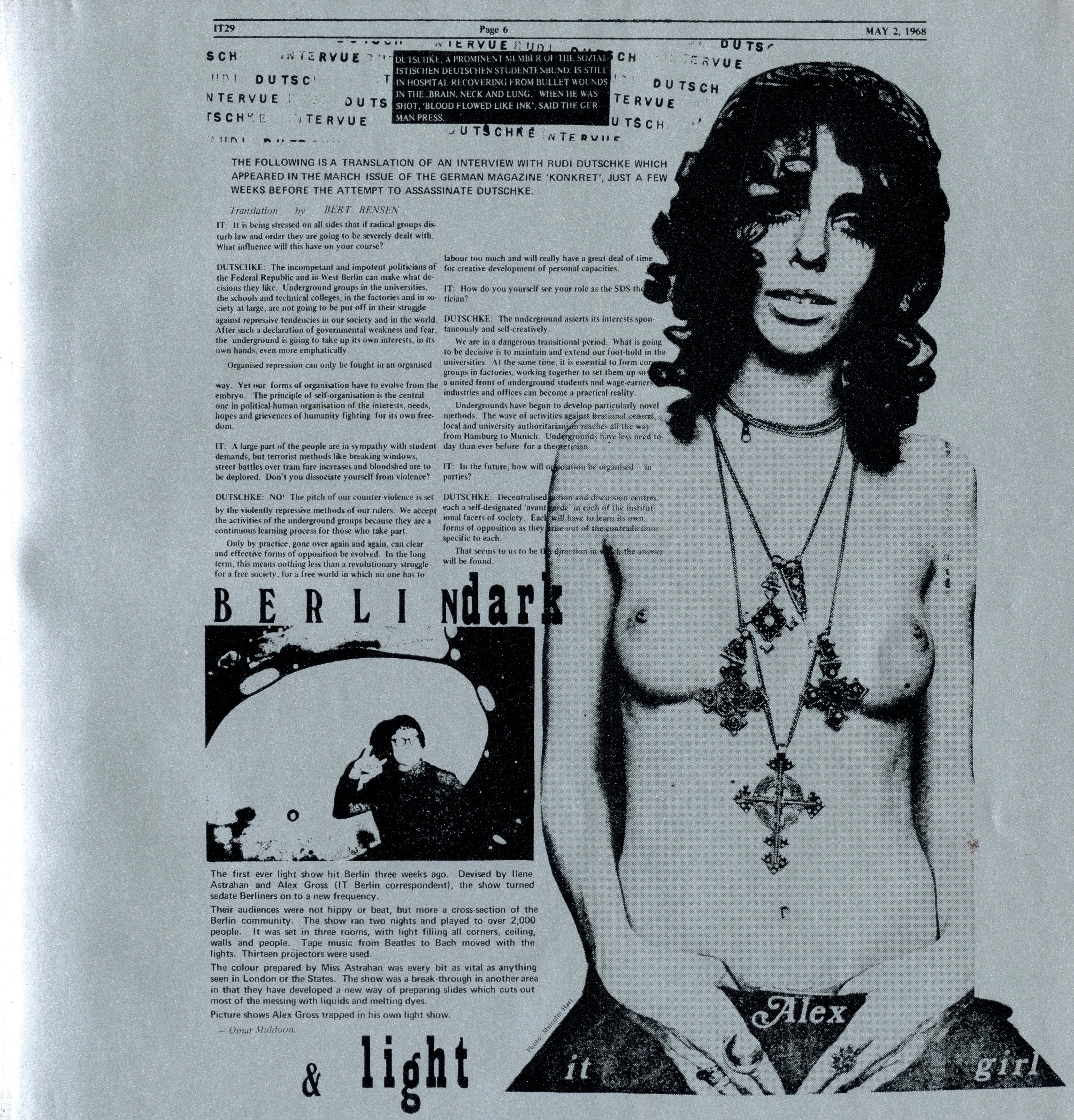 London Pop gesehen von Underground interior photo spread.