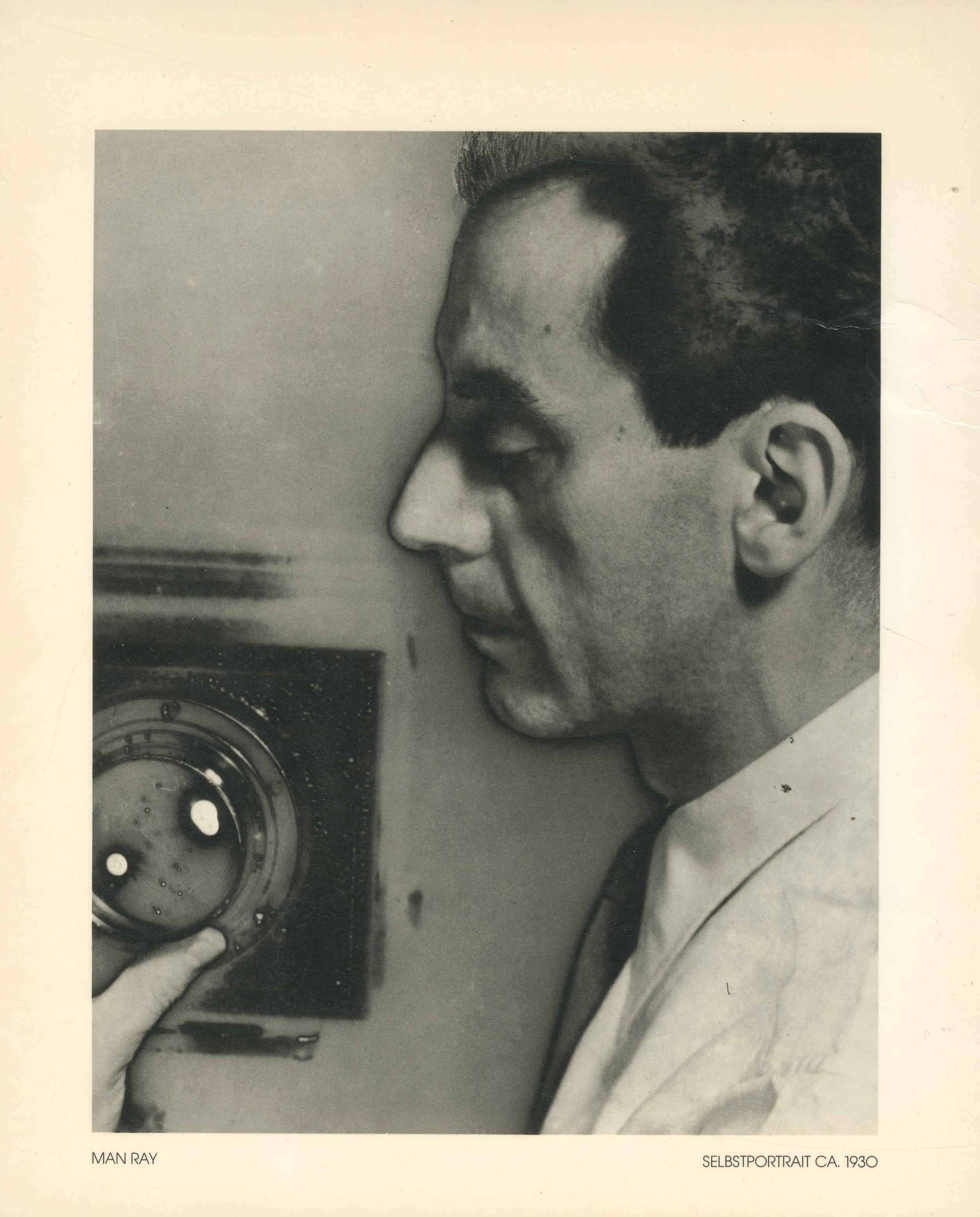 Back cover and spine detail of Photographien Paris 1920–1934 vintage Man Ray photography monograph.