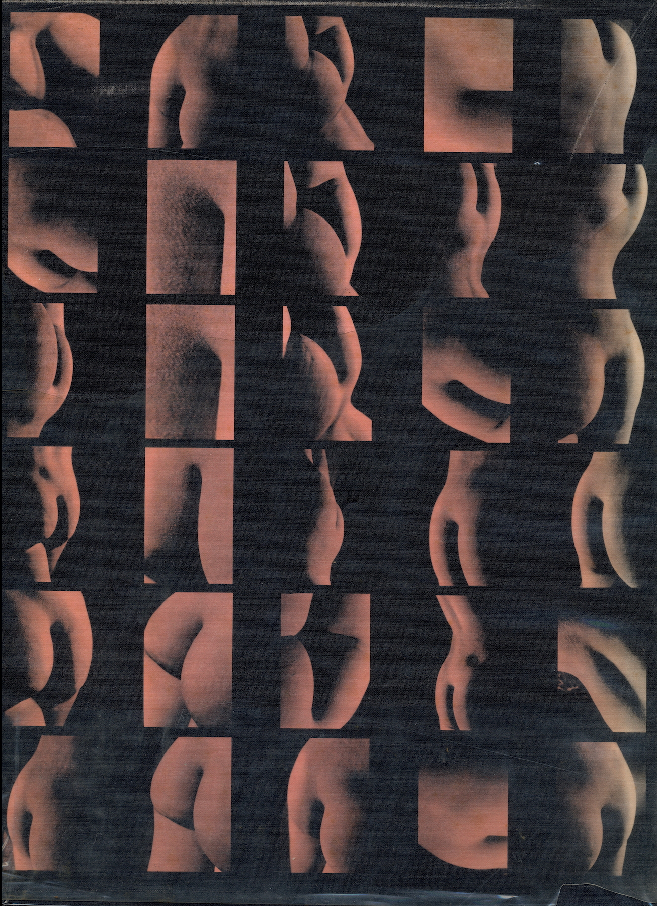 Back cover Attali French photography book black pages.