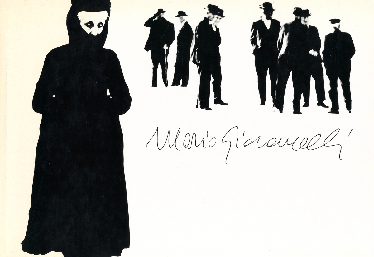 Mario Giacomelli front cover Contrejour 1992 first edition Italian photography black and white signed image intermission books.