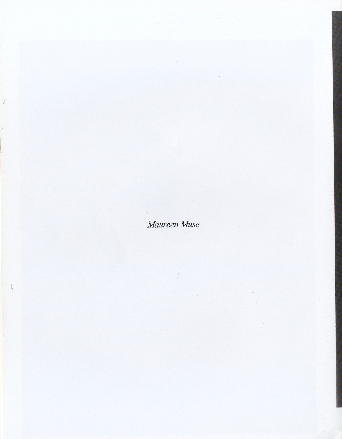 Signed limited-edition artist book Homebodies Volume I by Maureen Muse, edition of 15.