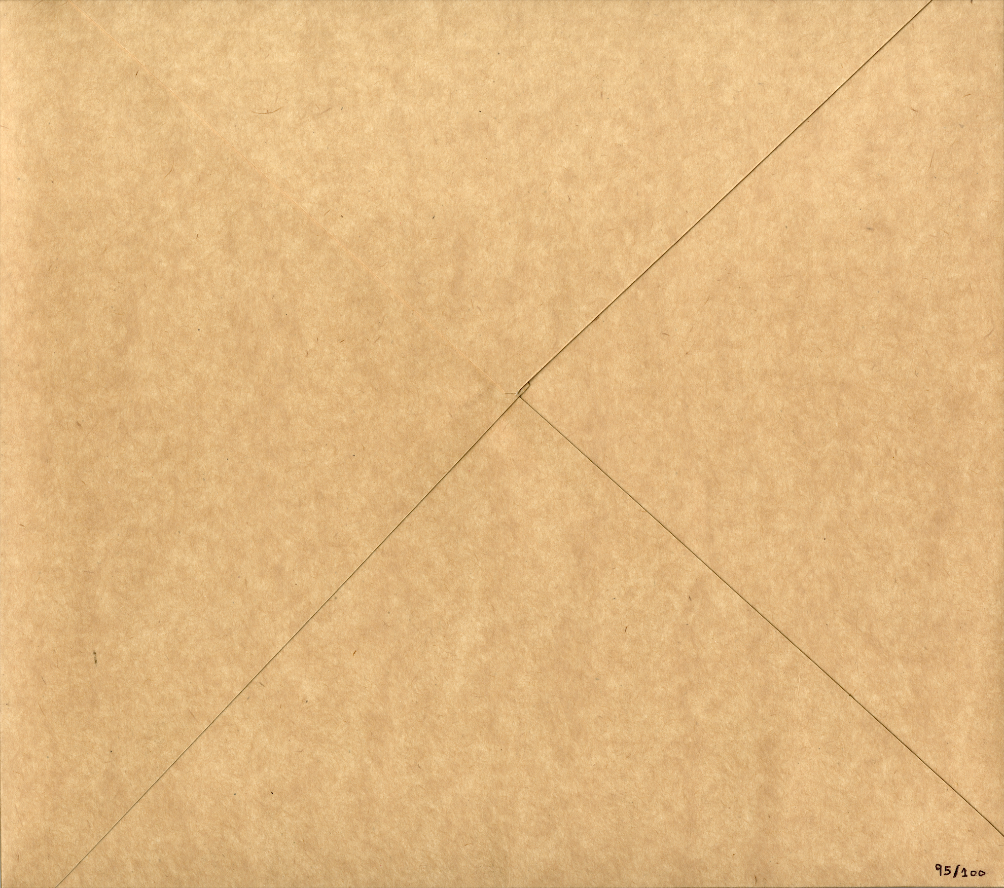 Close-up of a monochrome portrait printed on rice paper, showing translucent layering from Guiones.