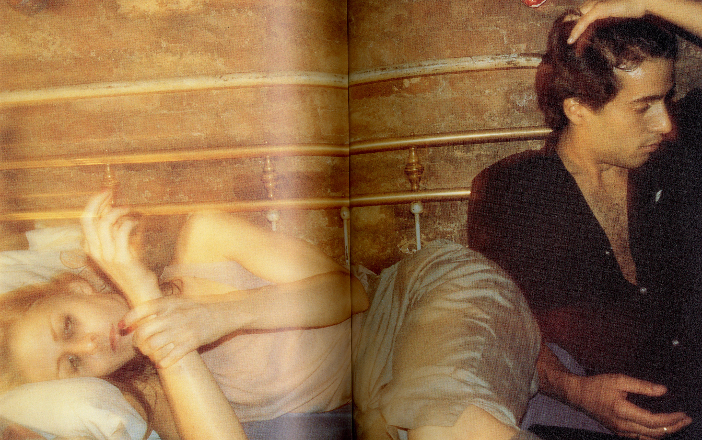 Interior image Nan Goldin documentary style photography.