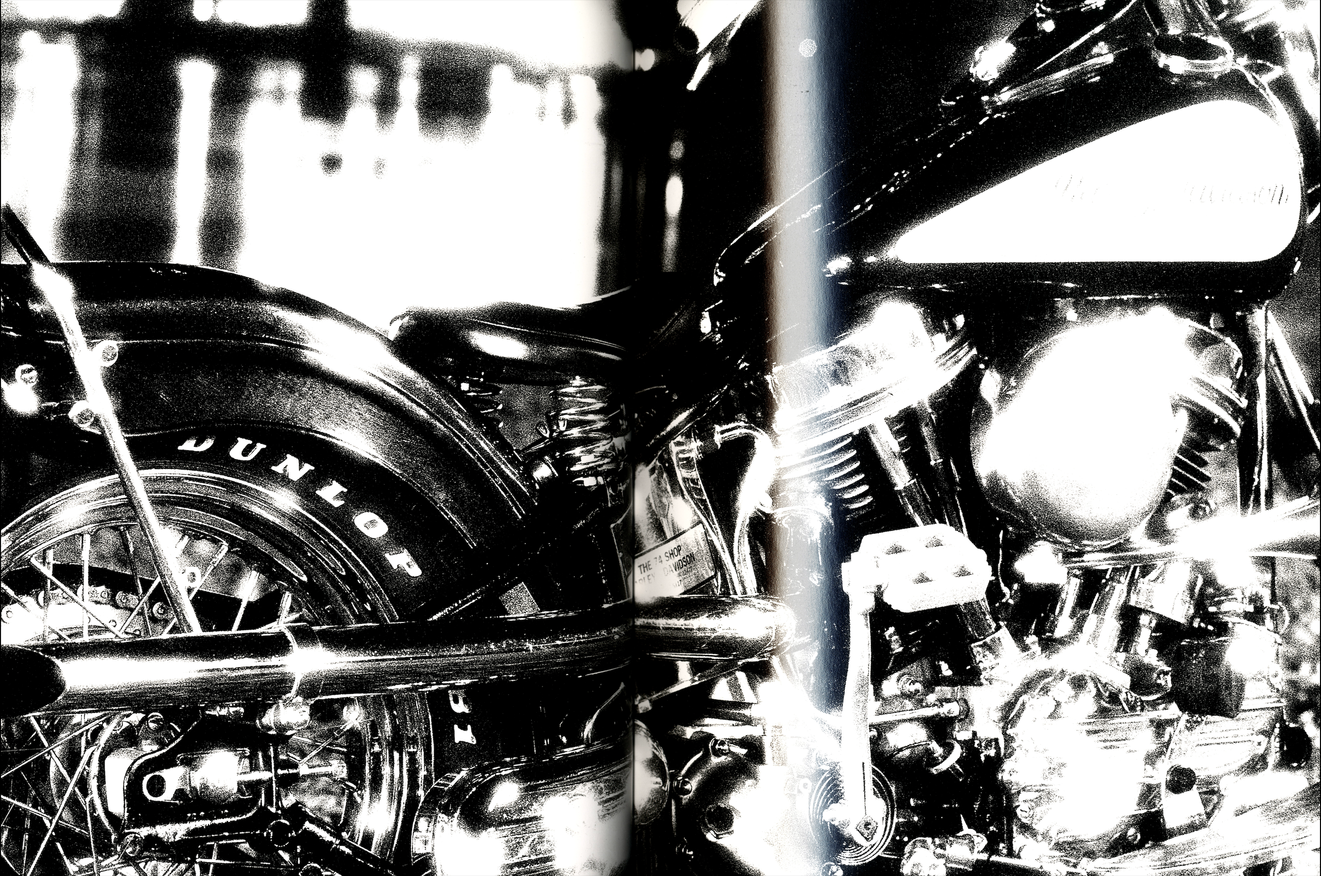 Interior spread from Nick Knight book showcasing early fashion photography experiments - 2.