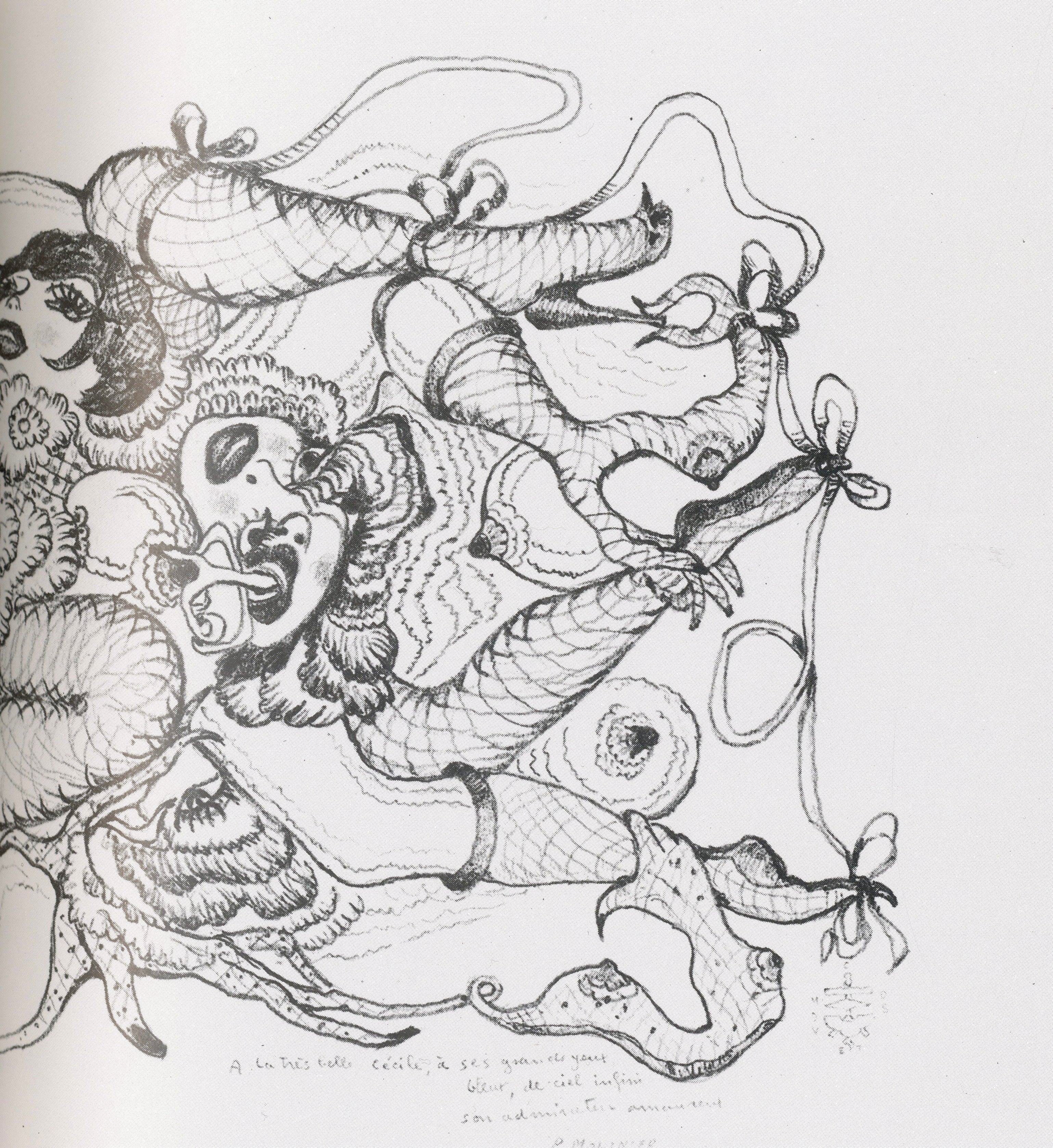 Pierre Molinier erotic surreal composition interior detail 2.