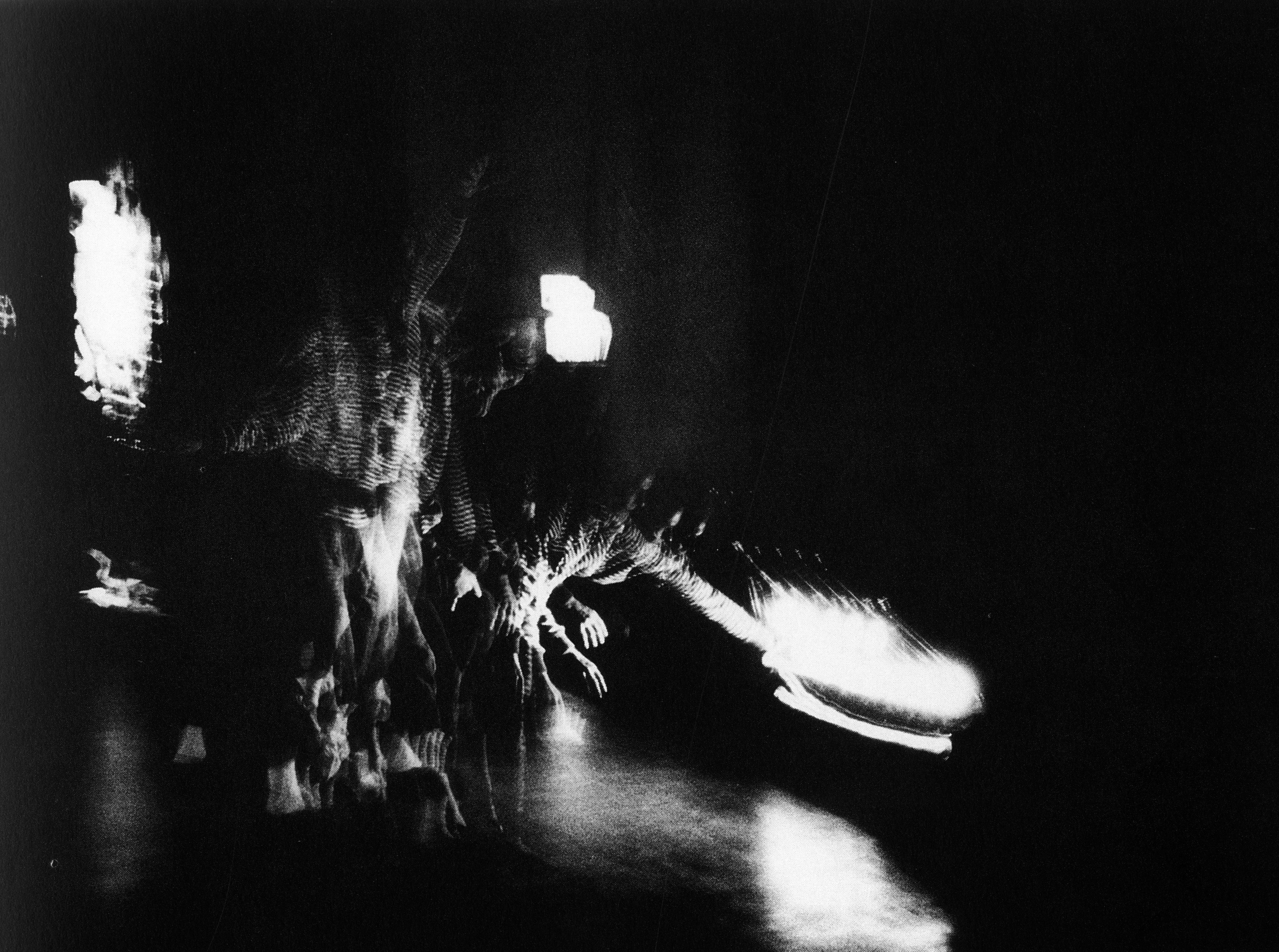 Interior image highlighting Moore’s documentation of experimental New York art in the 1960s–70s.