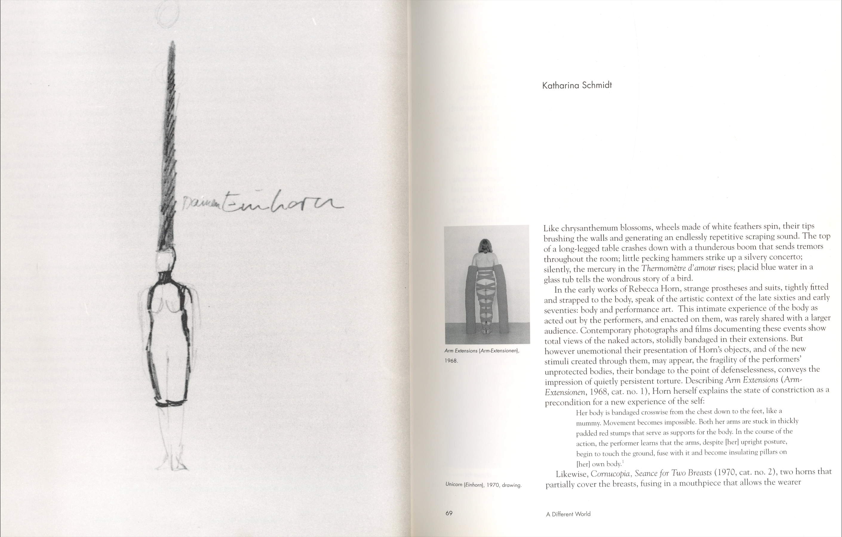 Rebecca Horn Guggenheim exhibition catalogue interior 2.