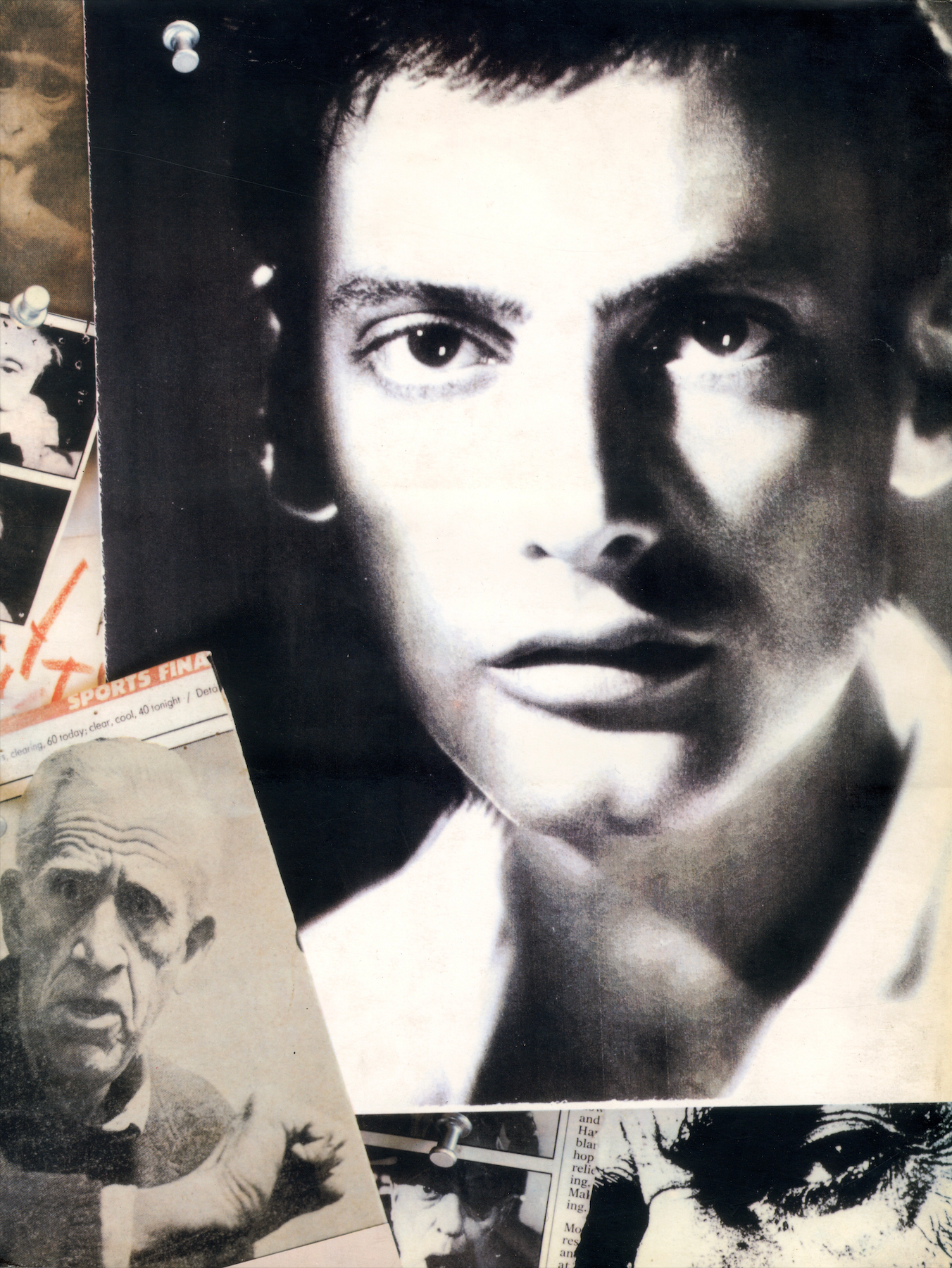Back cover Avedon retrospective Random House 1994 book.