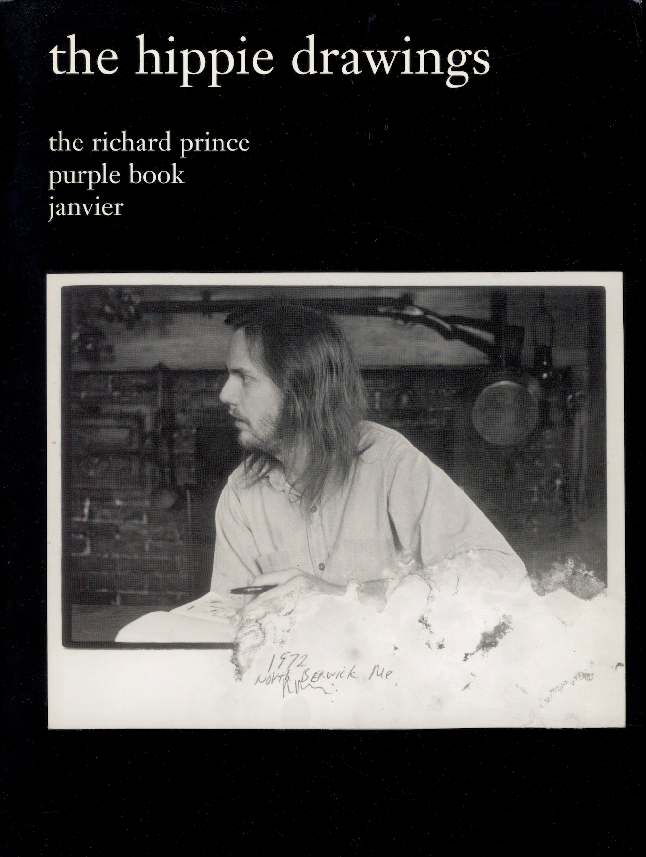 Richard Prince The Hippie Drawings Purple Institute 2005 front cover.
